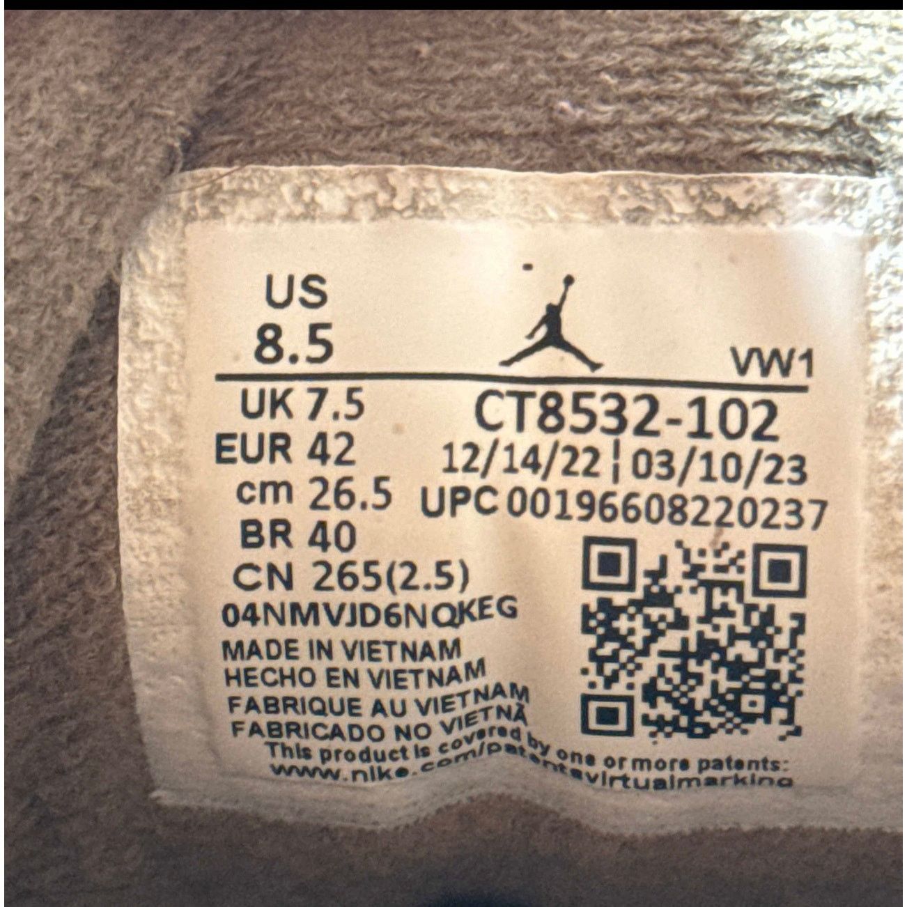 Jordan Brand × Nike Size 8.5 - Nike Air Jordan 3 Retro Palomino Men's Shoes Size US 8.5 / EU 41-42 - 7 Thumbnail