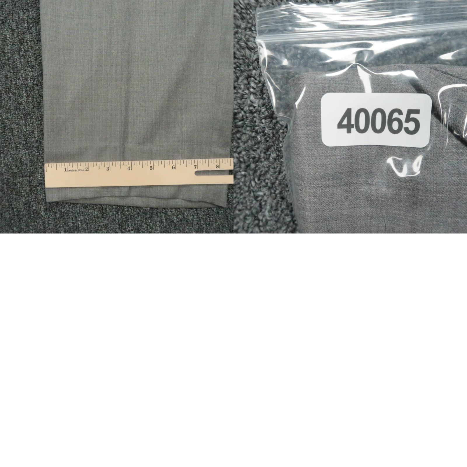 Peter Millar Peter Millar Pants Men 42x31 Gray Wool Chino Trousers Flat Front Straight Business Casual Size US 42 / EU 58 - 8 Thumbnail