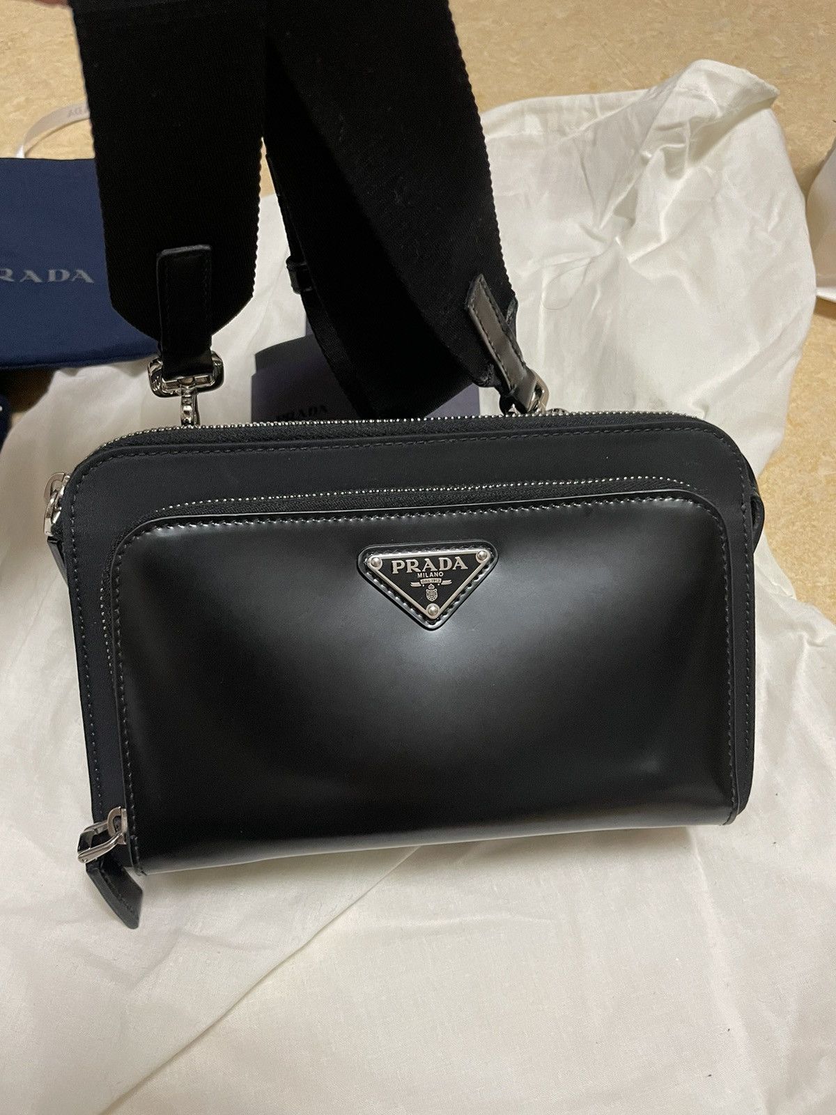 Prada Prada Re-Nylon cross bag Size ONE SIZE - 13 Thumbnail