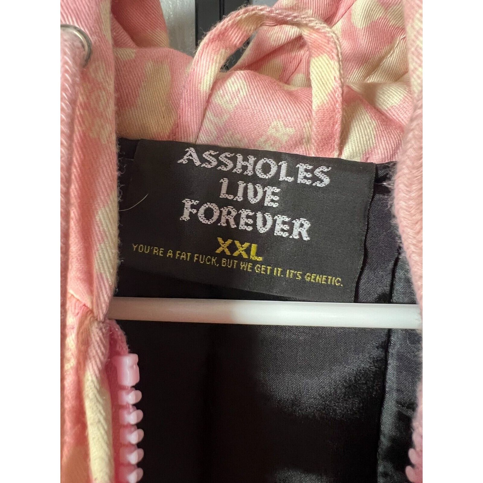 Other A**holes Live Forever ALF Pink Cheetah Puffer/Winter Jacket Size XXL / US 16-18 / IT 52-54 - 3 Thumbnail
