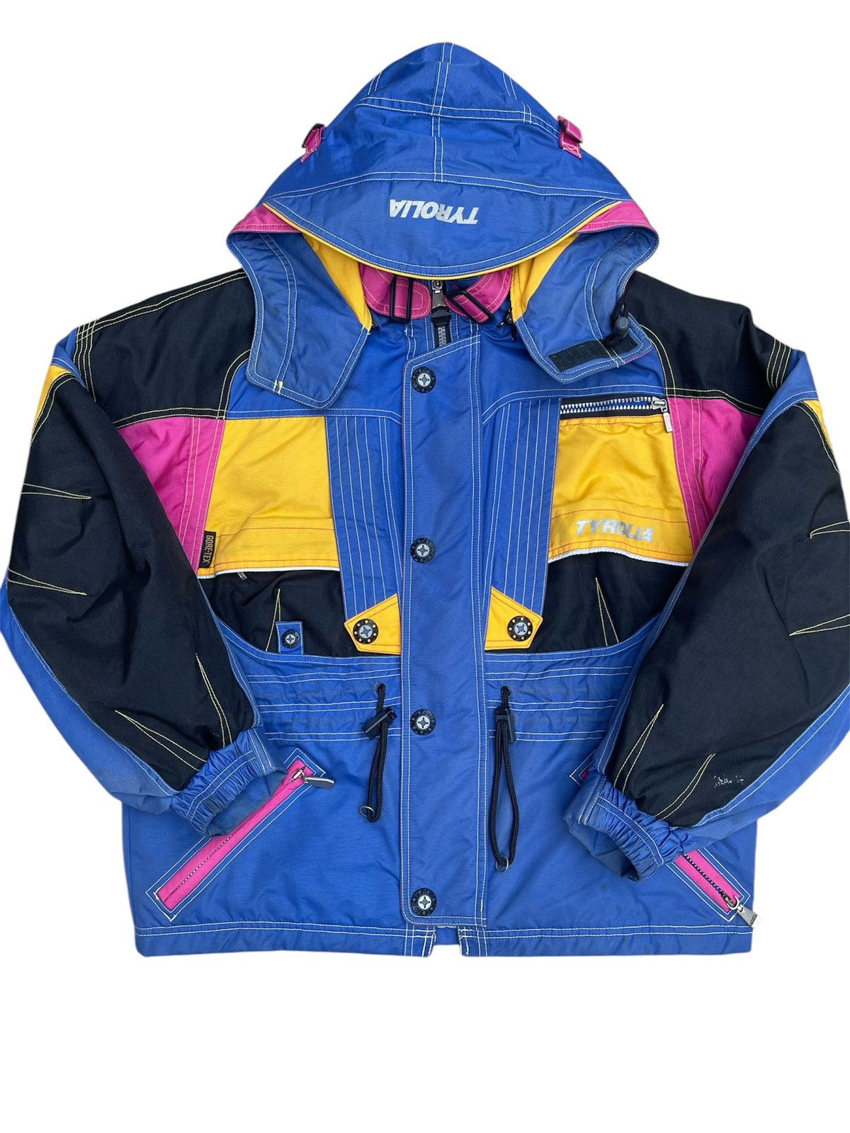 Japanese Brand Vintage Tyrolia Goretex Ski Hood Jacket Size US L / EU 52-54 / 3 - 1 Thumbnail