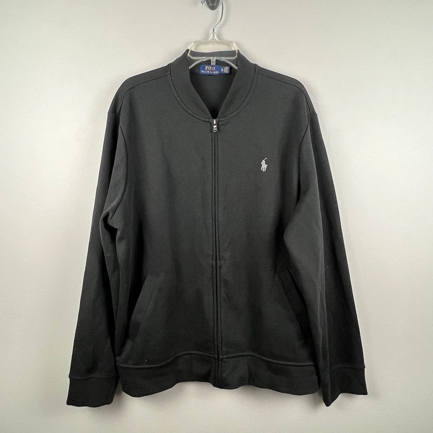 Polo Ralph Lauren Polo Ralph Lauren Full Zip Luxury Jersey Baseball Jacket Size US XL / EU 56 / 4 - 2 Thumbnail