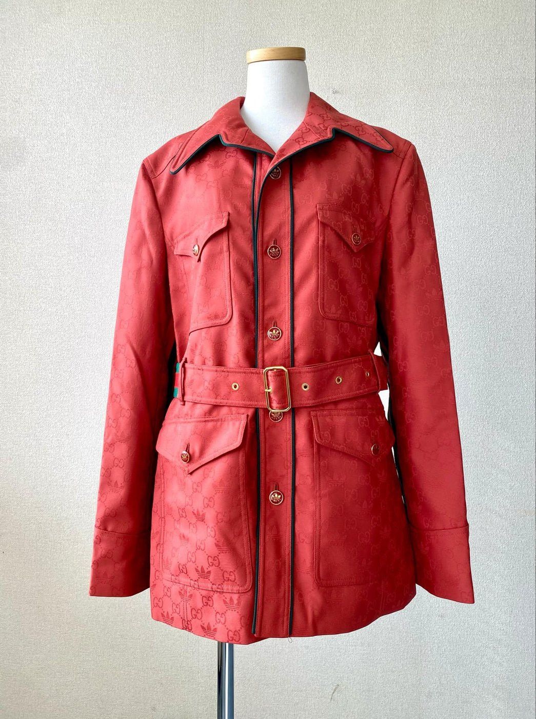 Adidas × Gucci The Gucci x Adidas GG Trefoil Coat Size L / US 10 / IT 46 - 1 Thumbnail