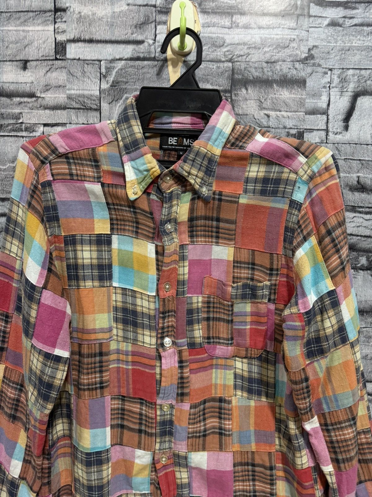 Beams Plus Vintage Beams Flannel single pocket custom design Size US M / EU 48-50 / 2 - 2 Thumbnail