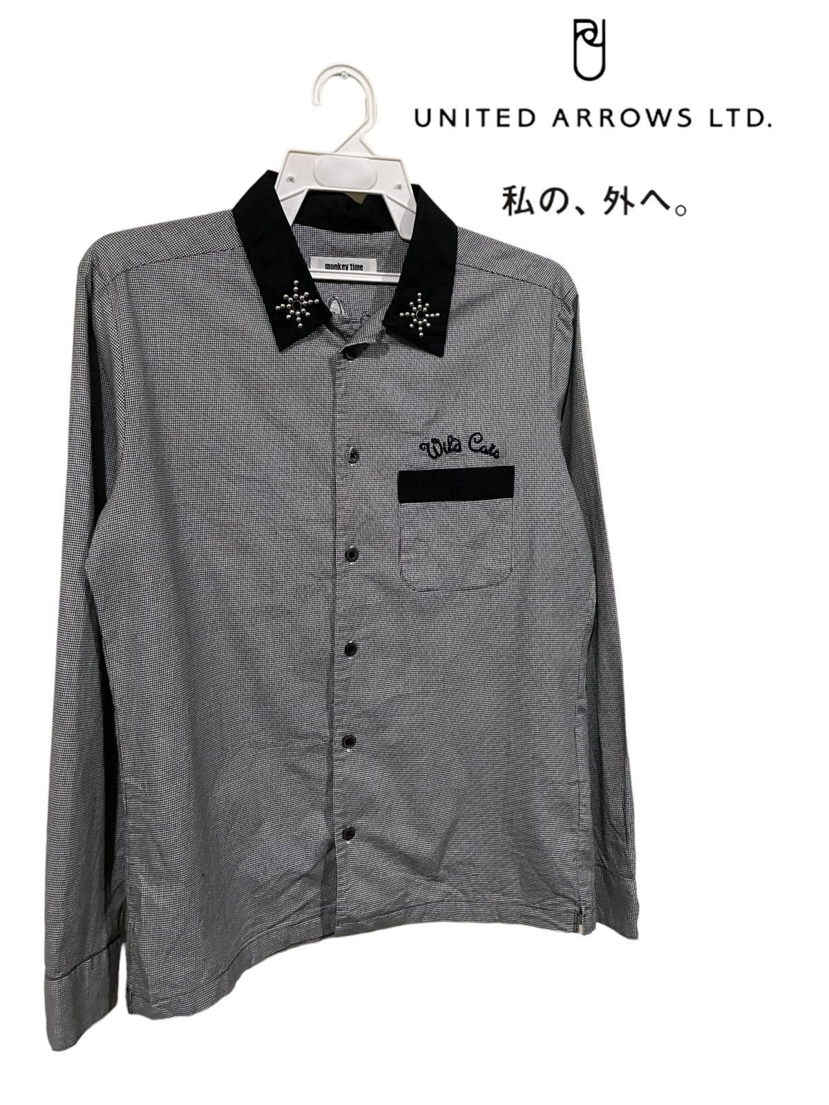 Japanese Brand × United Arrows × monkey time Monkey Time United Arrows Japan Studded Rockabilly Shirts Size US M / EU 48-50 / 2 - 6 Thumbnail