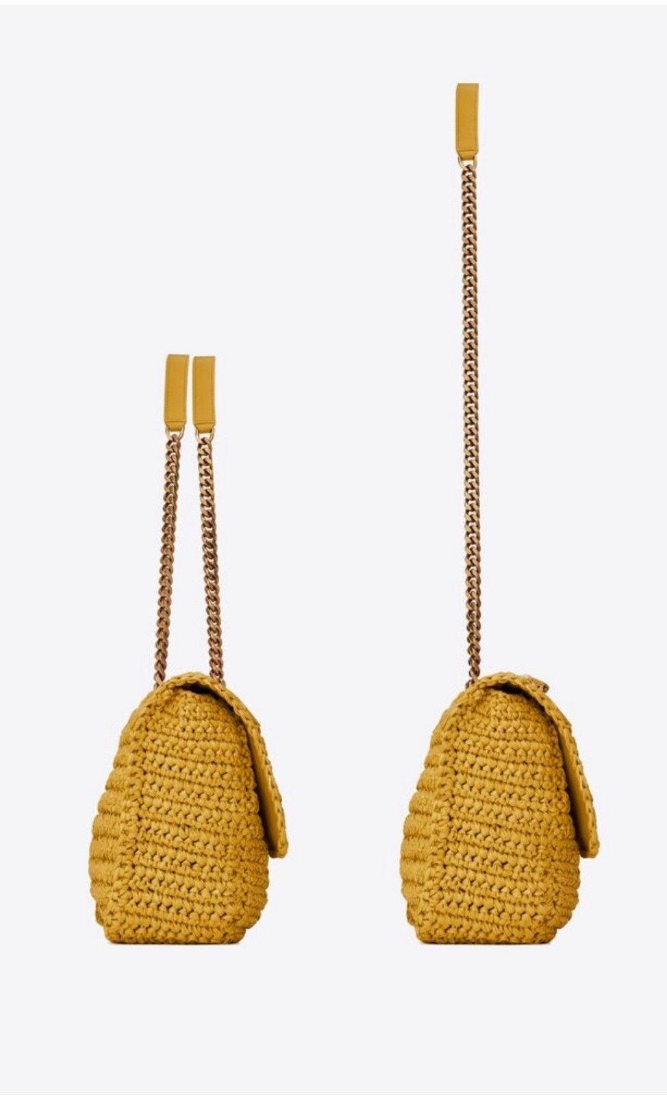 Saint Laurent Paris o1b1hav110724 Size: OS / Niki Medium Chain Bag in Yellow Size ONE SIZE - 3 Thumbnail