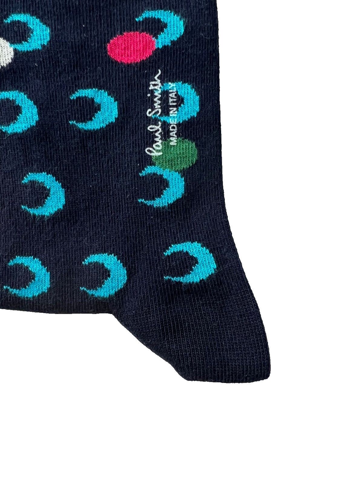Paul Smith PS Paul Smith Set of 2 Organic Cotton Moon Print Navy Socks Size ONE SIZE - 2 Thumbnail