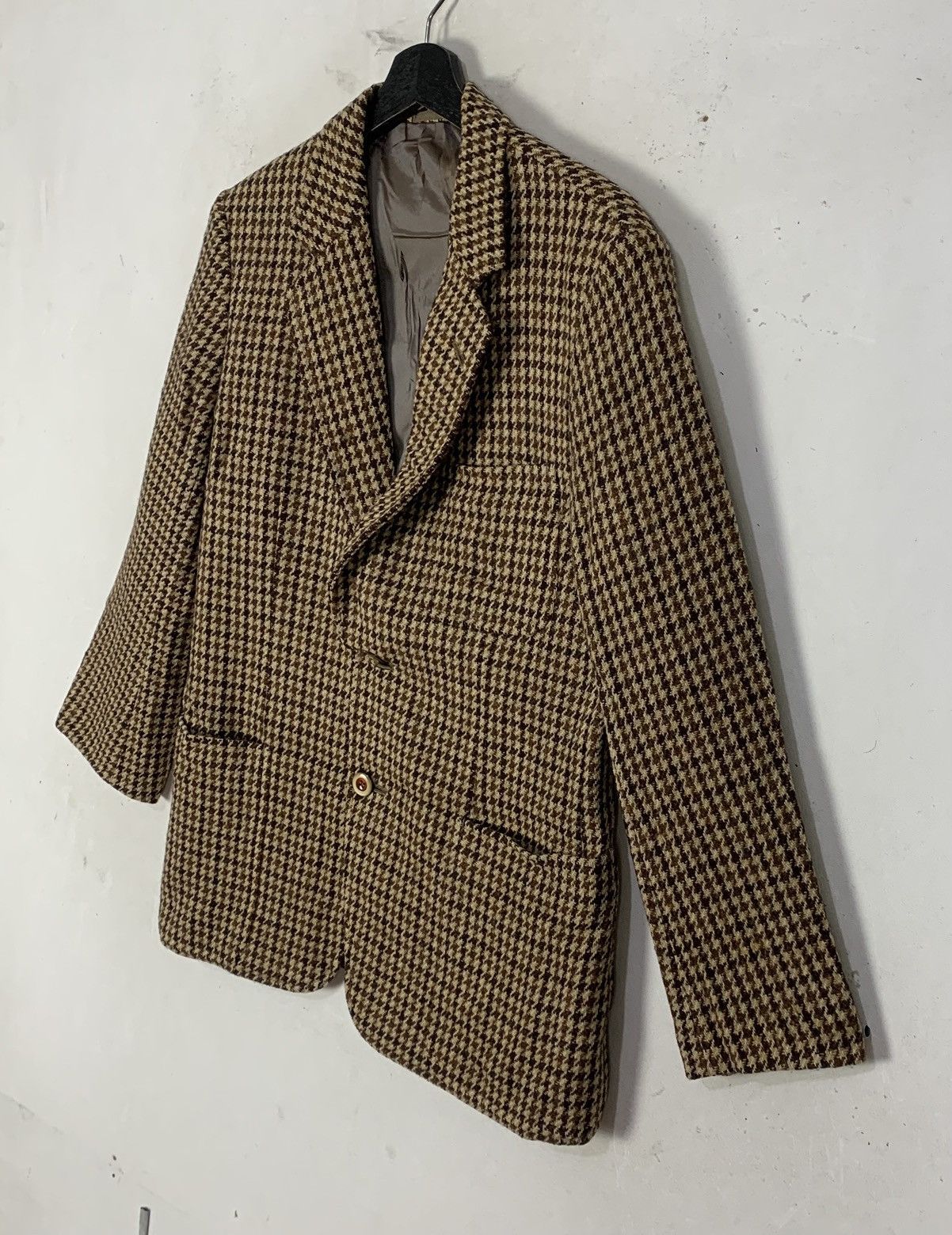 Harris Tweed Vintage Harris Tweed houndstooth dogtooth check wool Blazer Size US S / EU 44-46 / 1 - 3 Thumbnail