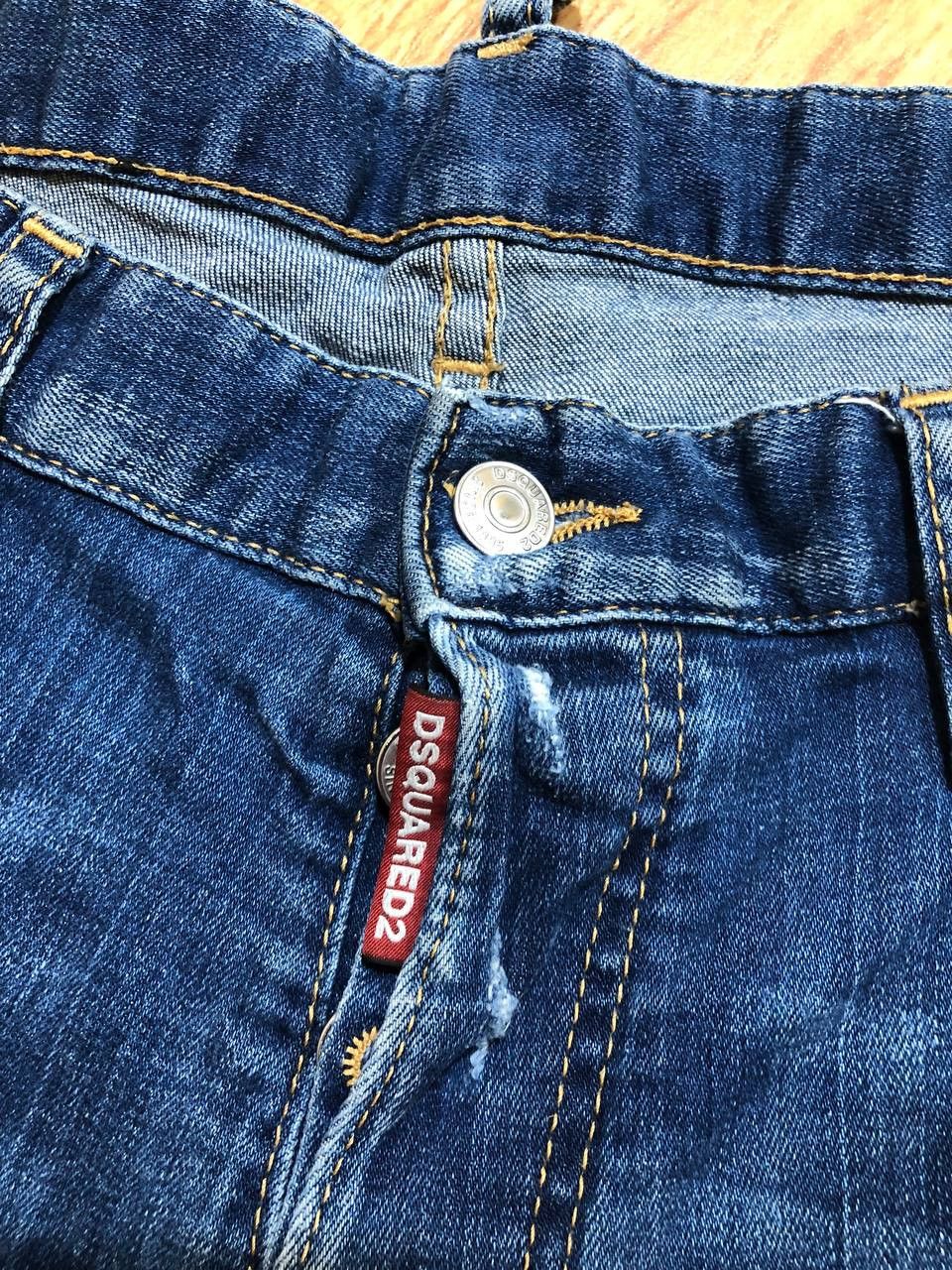 Dsquared2 Luxury Dsquared2 Y2K Distressed Designer Jeans Size US 36 / EU 52 - 4 Thumbnail