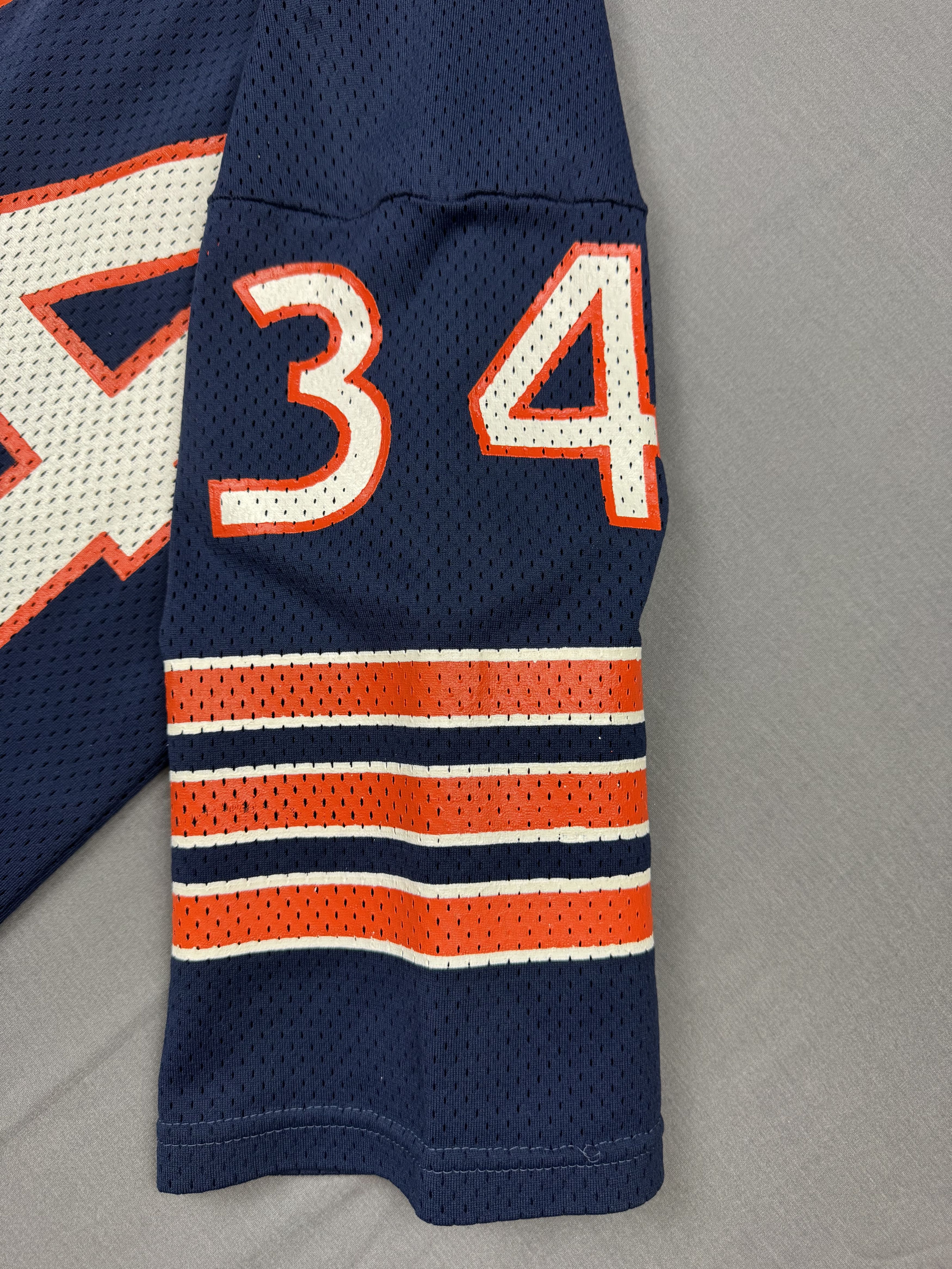 NFL Vtg 80s Walter Payton Chicago Bears Team Jersey Sand Knit Size US S / EU 44-46 / 1 - 5 Thumbnail
