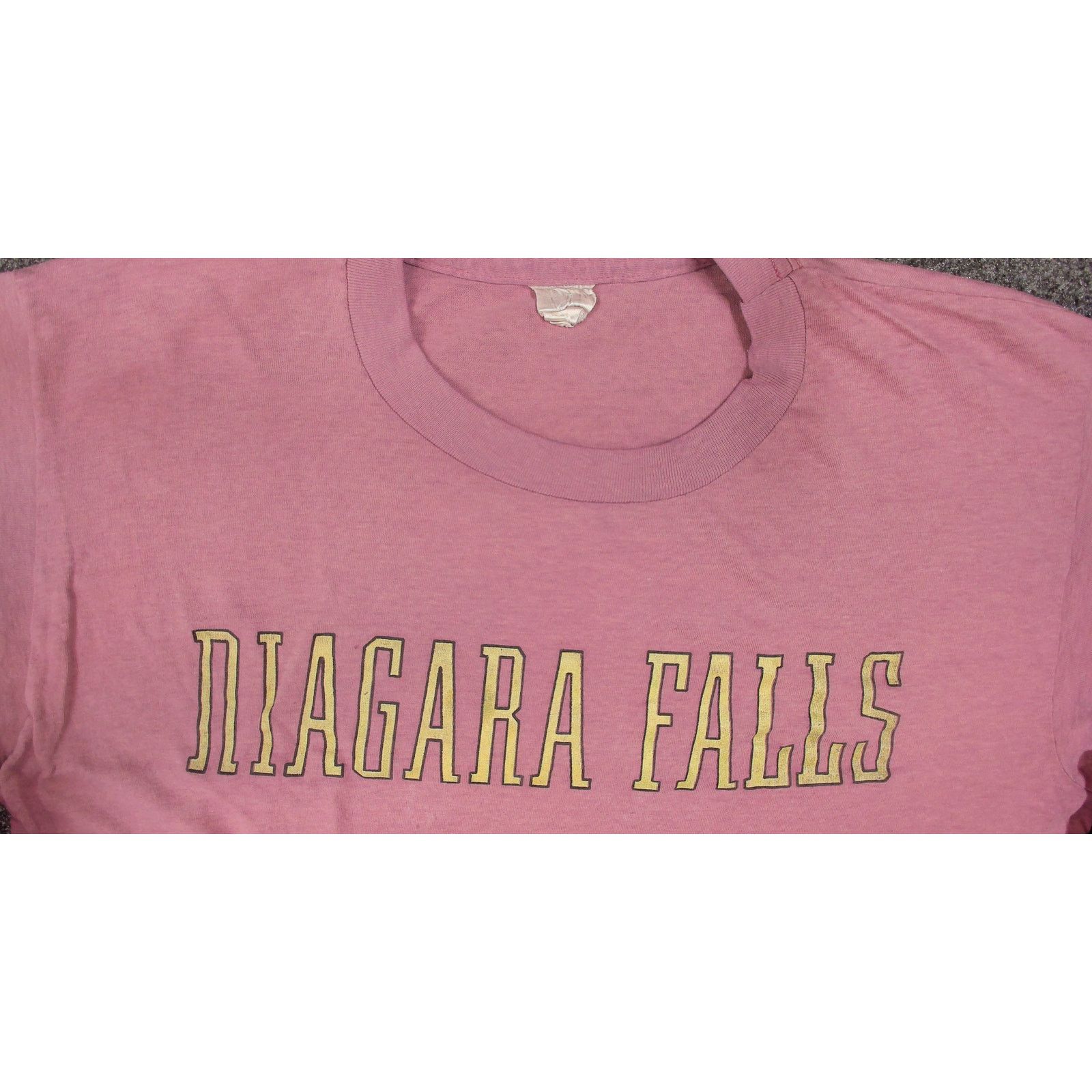 Vintage Vintage 80s Niagara Falls Single Stitch Faded Tee Size US L / EU 52-54 / 3 - 10 Thumbnail