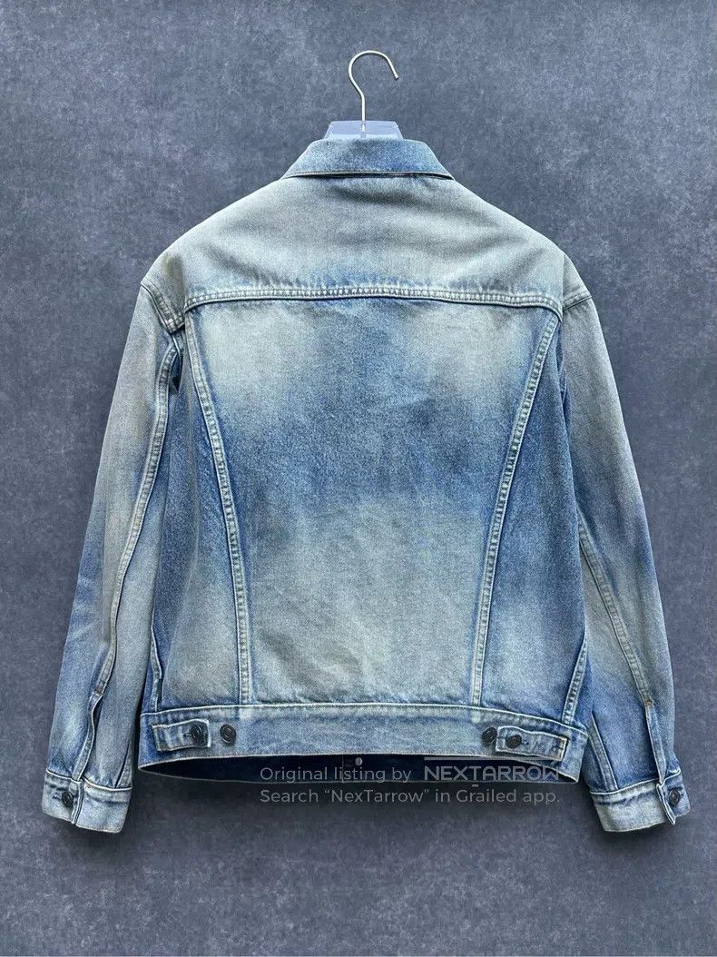 Balenciaga Balenciaga Collared Denim Jacket Size XXS / US 00 / IT 34 - 2 Thumbnail