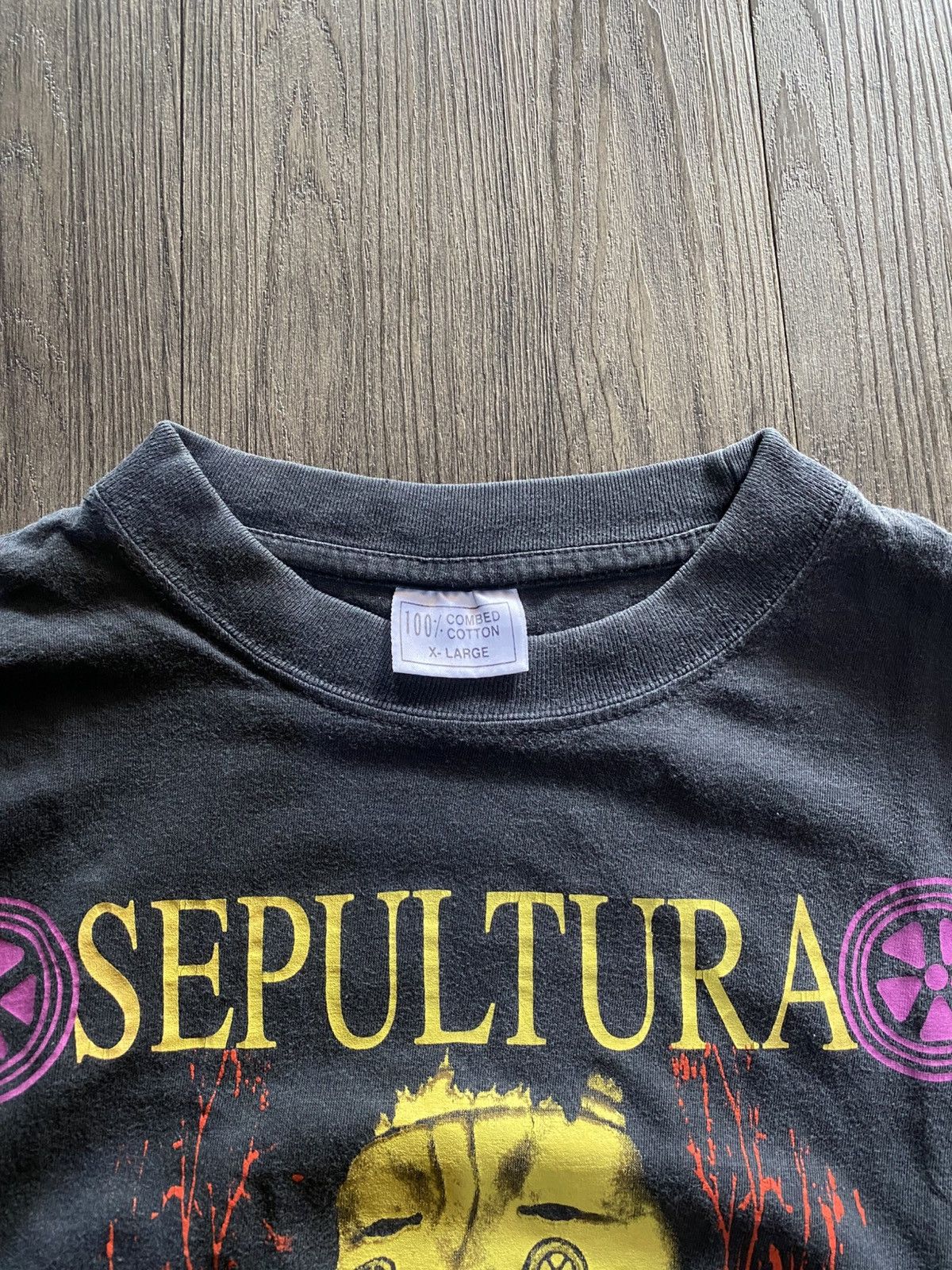 Band Tees vintage sepultura - roots Size US XL / EU 56 / 4 - 3 Thumbnail