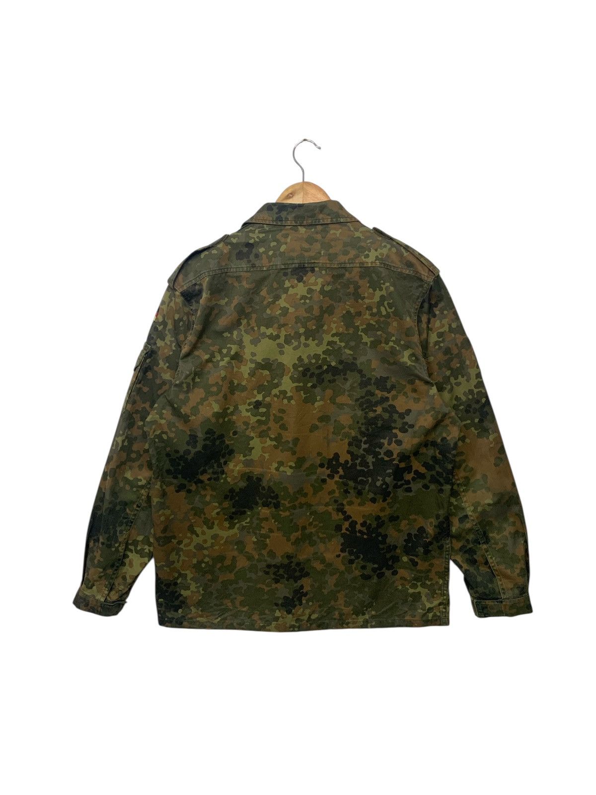 Vintage Rare Vintage 80's Germany Military Jacket Zipper Down Size US L / EU 52-54 / 3 - 4 Thumbnail