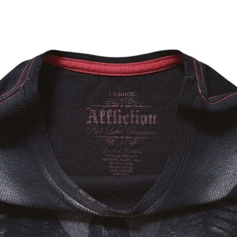 Affliction Affliction Black Long-sleeve Top | Size XL Size US XL / EU 56 / 4 - 3 Thumbnail
