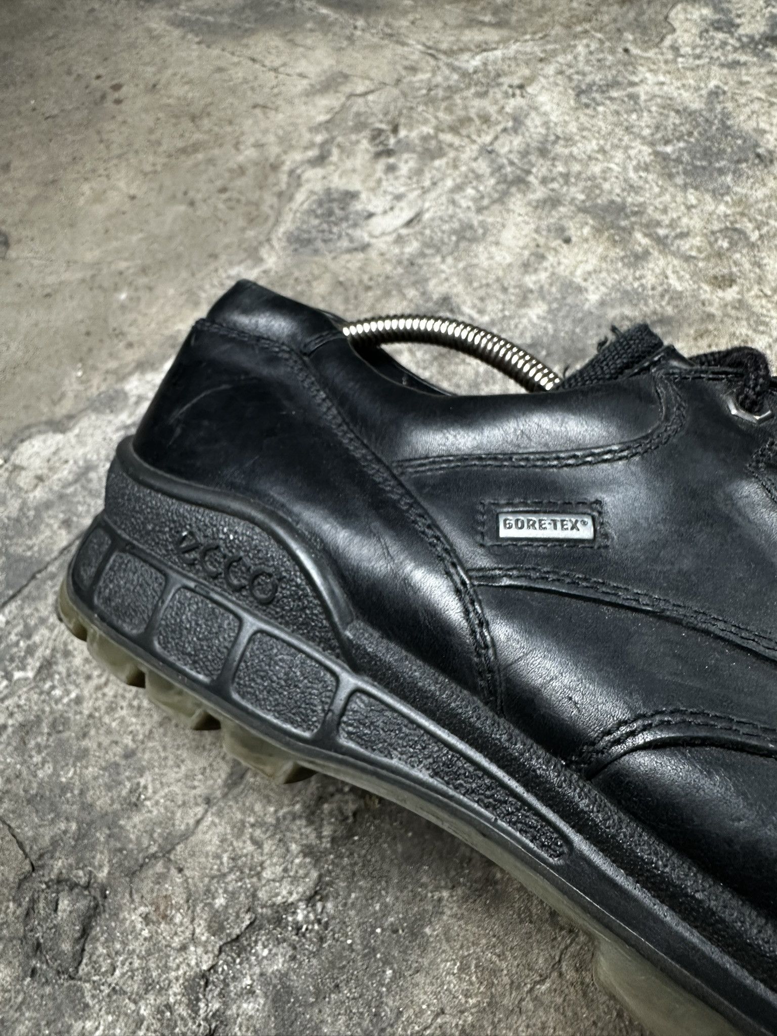 Ecco Vintage Ecco Chunky Avant Garde Leather Loafers Boots Size US 12.5 / EU 45-46 - 5 Thumbnail