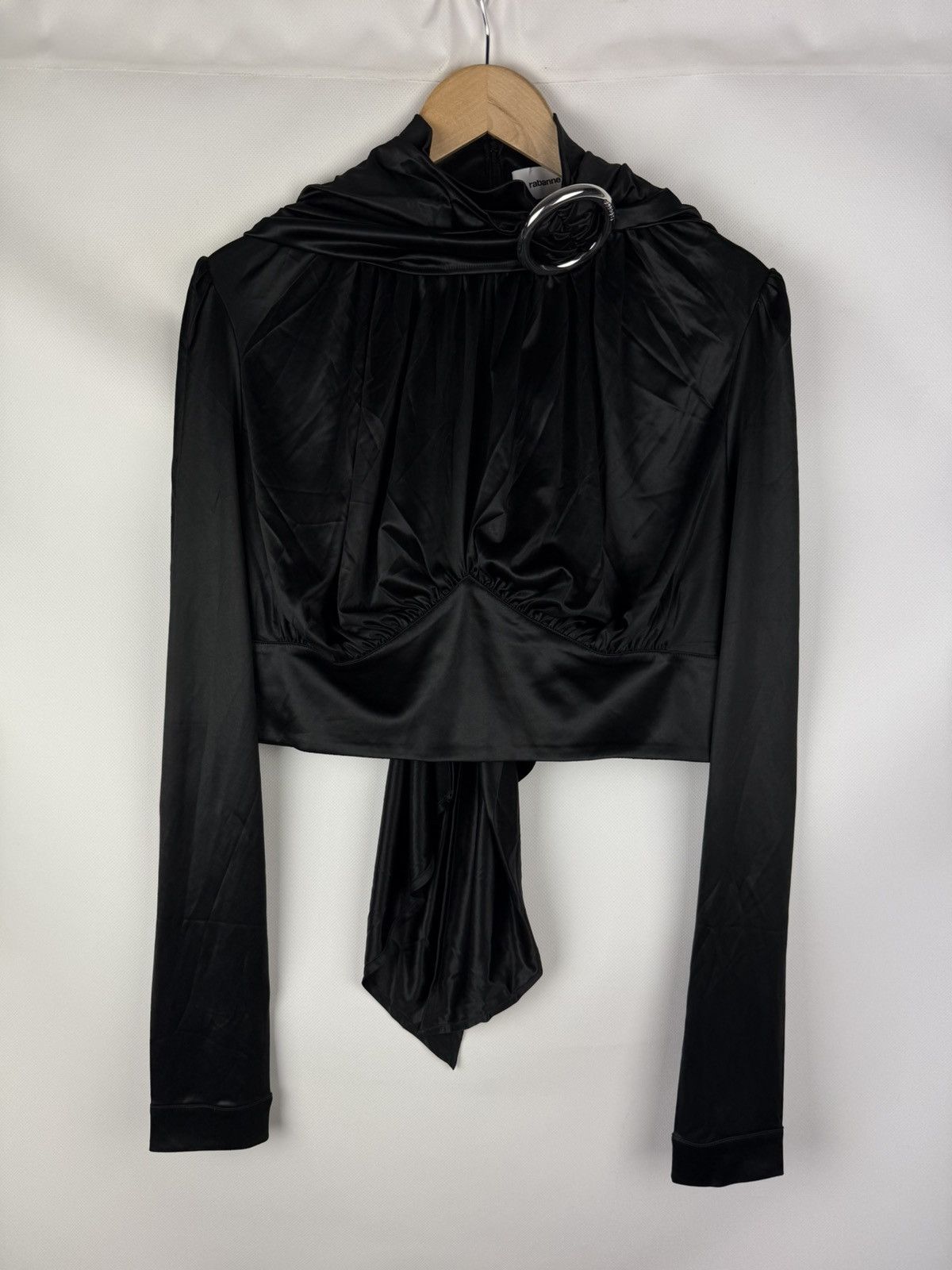 Paco Rabanne Paco Rabanne H&M Ladies Long Sleeve Buckle Top Blouse Tunic Size XXL / US 16-18 / IT 52-54 - 1 Thumbnail