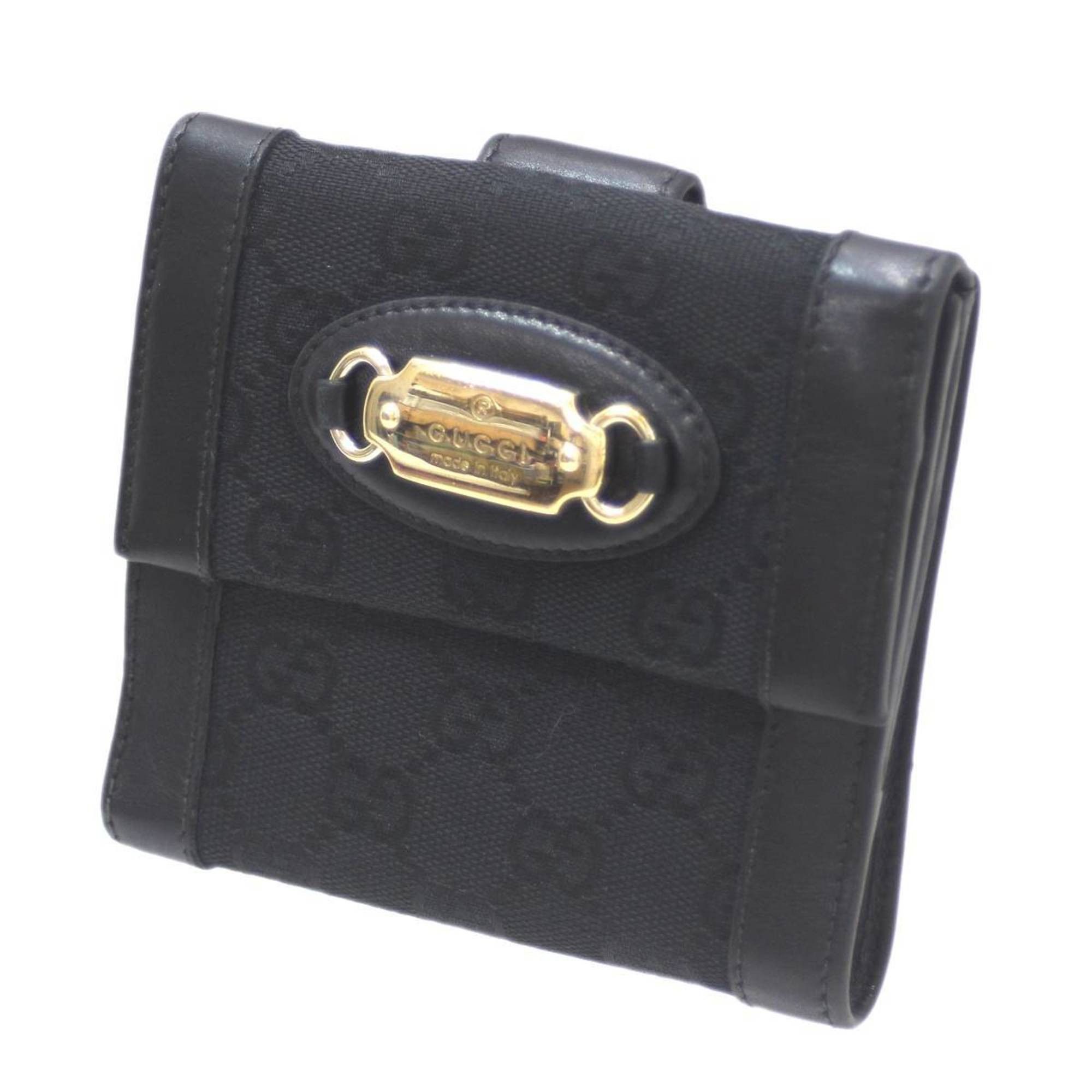 image of Gucci Bifold Wallet GG Campus Black, Women's