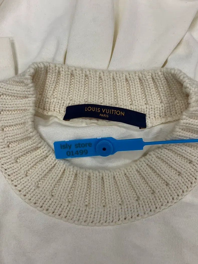 Louis Vuitton Louis Vuitton Logo monogram embroidered crew neck short sl Size US L / EU 52-54 / 3 - 5 Thumbnail