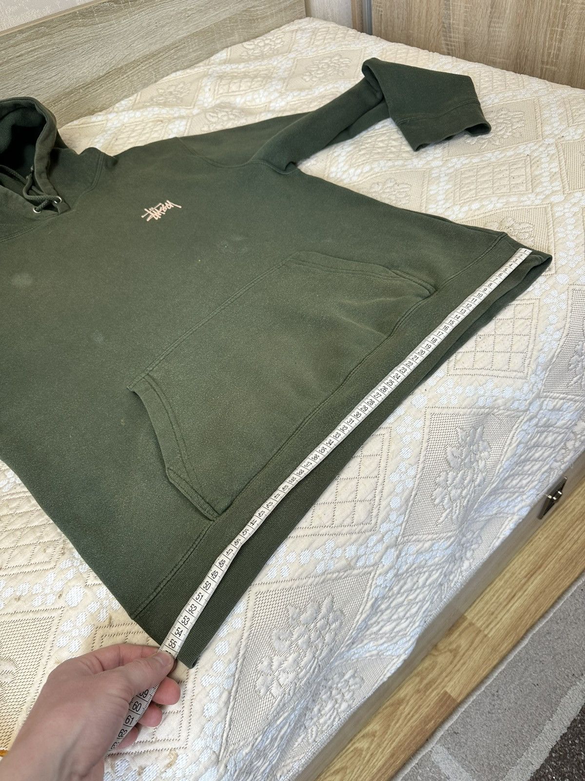 Stussy 🔥 Stussy Vintage Big Logo Washed Faded Hoodie Sweatshirt Y2K Size US M / EU 48-50 / 2 - 12 Thumbnail