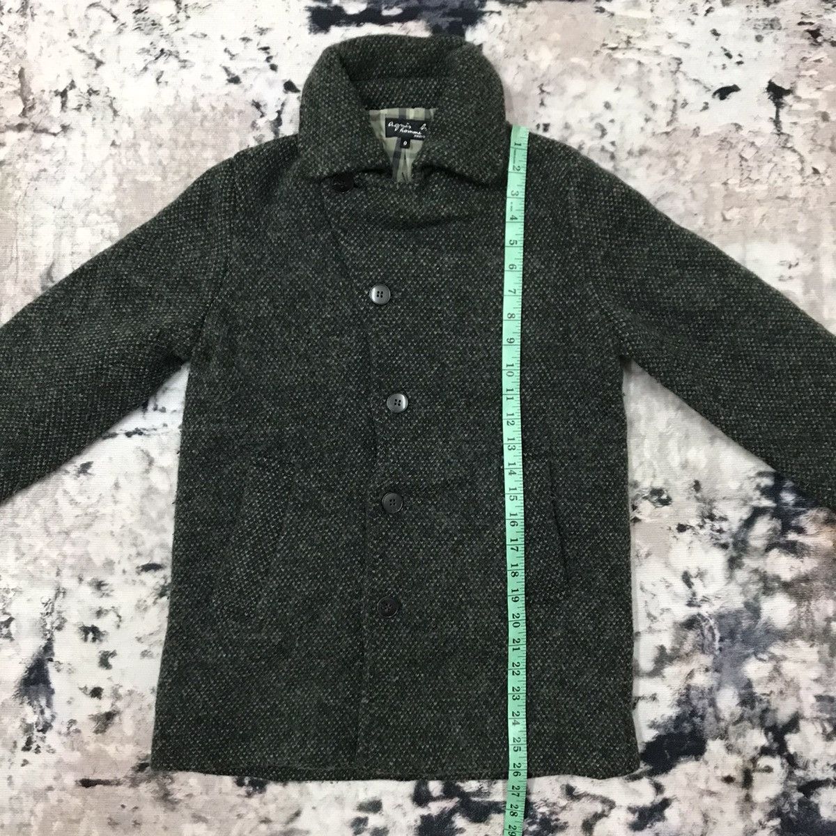 agnes b. Agnes B. Wool Homme Paris Coat Jacket Size US XS / EU 42 / 0 - 13 Thumbnail