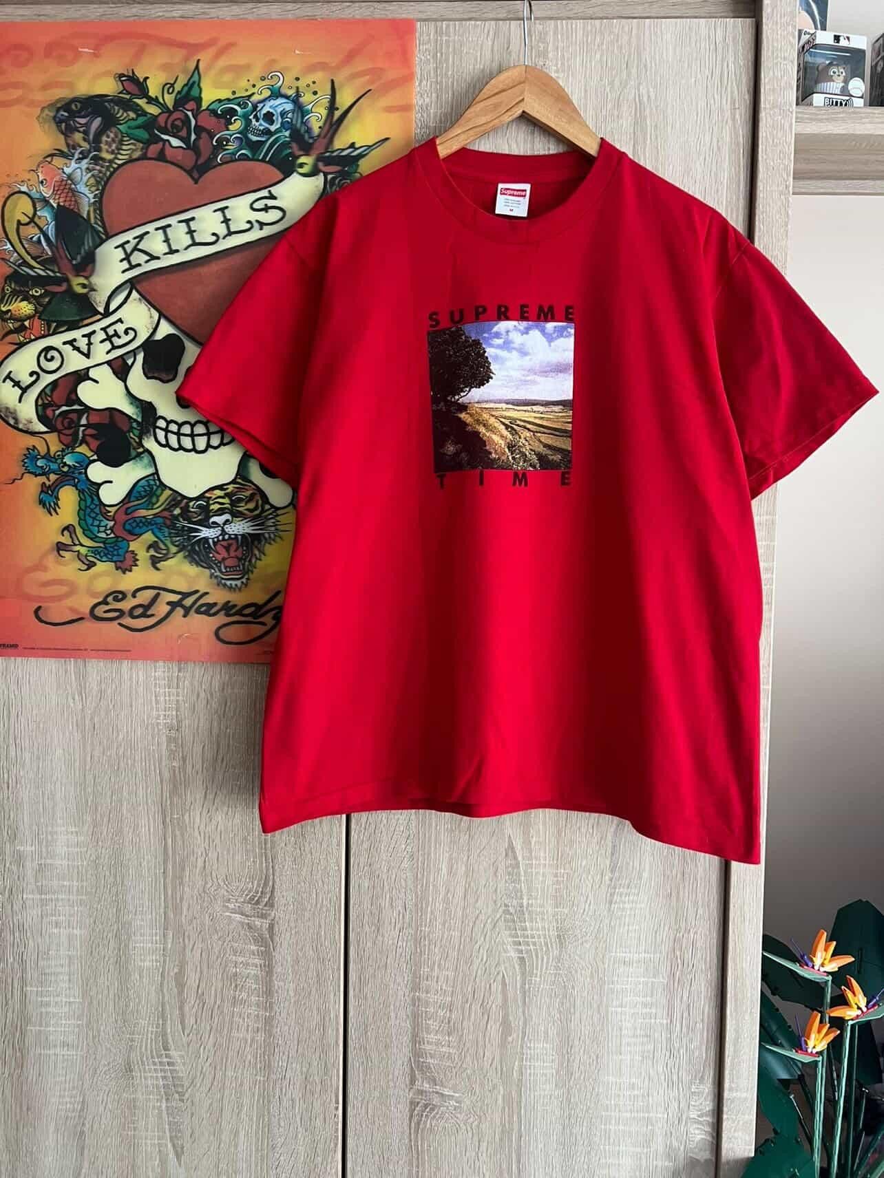Supreme Supreme Time Tee 🔥 Size US M / EU 48-50 / 2 - 5 Thumbnail