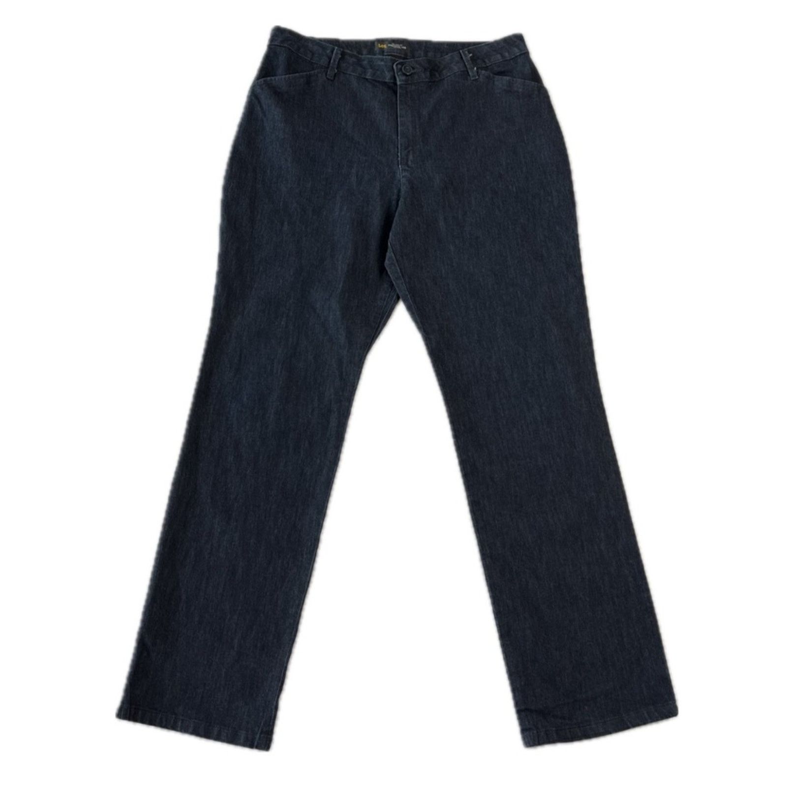 Lee Lee Womens 12 Medium Relaxed Fit Straight Leg Mid Rise Jeans Size 34" / US 12 / IT 48 - 1 Thumbnail