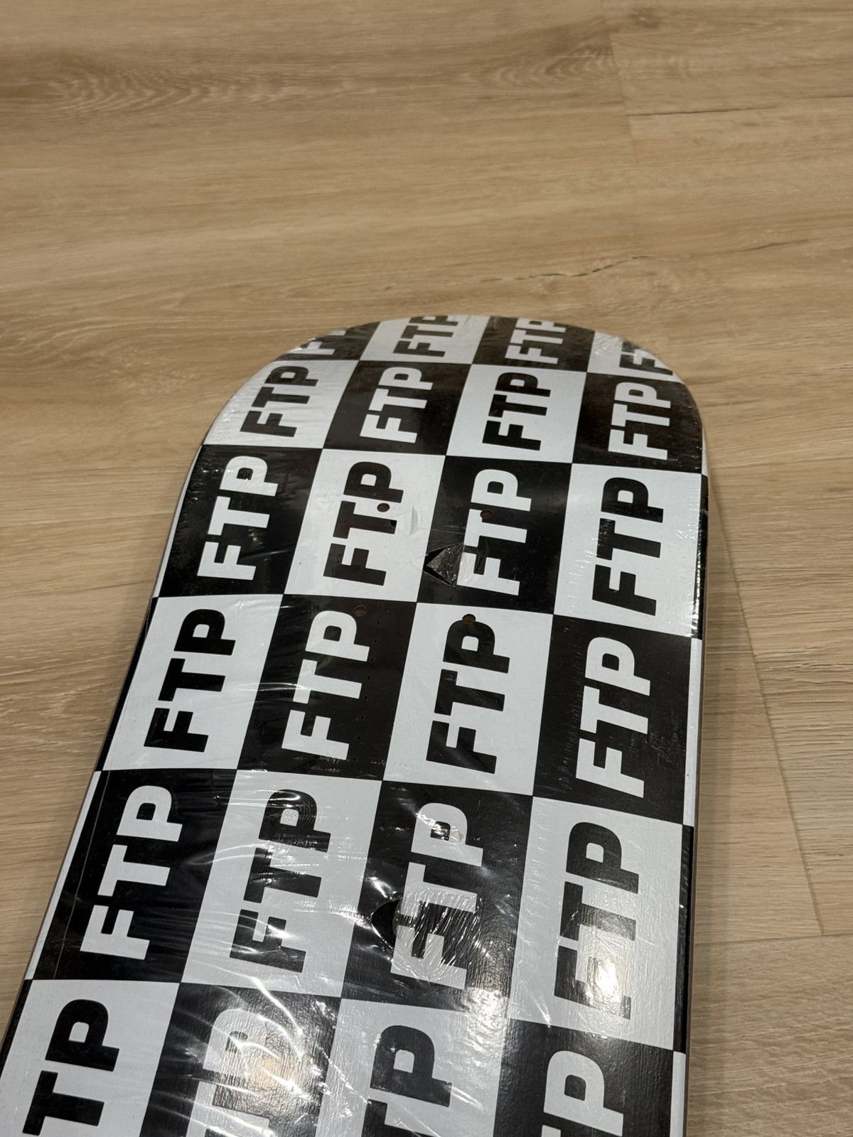 Fuck The Population FTP Checkered Logo Skate Deck (2021) Size ONE SIZE - 4 Thumbnail