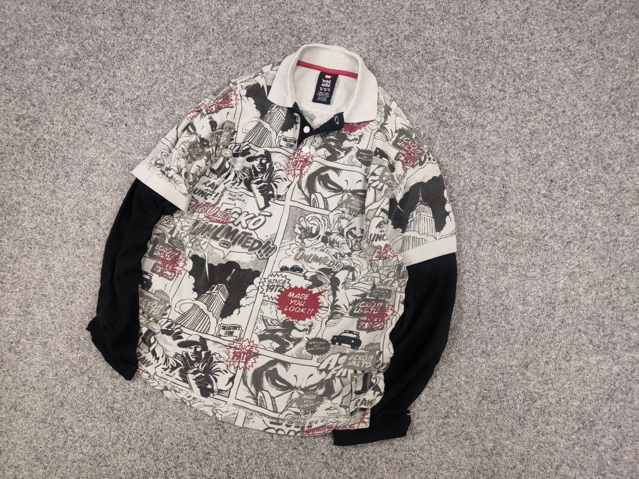 Ecko Unltd. Vintage Ecko Unltd Y2K Style All Logo Long sleeve Sweatshirt Size US S / EU 44-46 / 1 - 3 Thumbnail