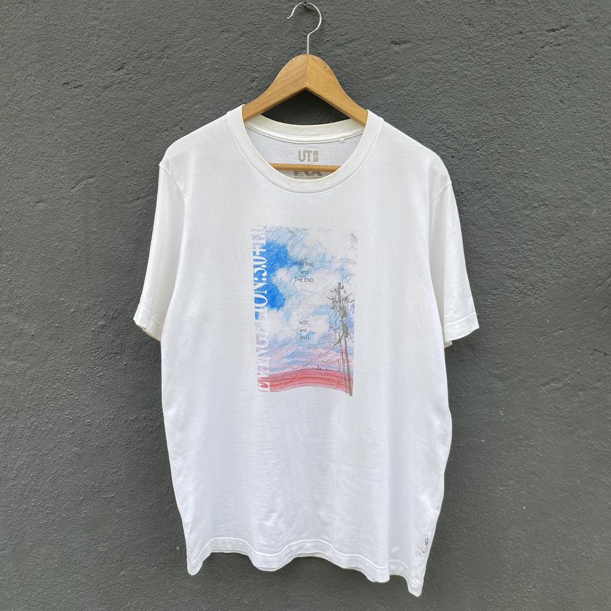 Anime Evangelion Neon Genesis Japanese Anime ERD GRUNGE THRASHED T Size US L / EU 52-54 / 3 - 1 Thumbnail