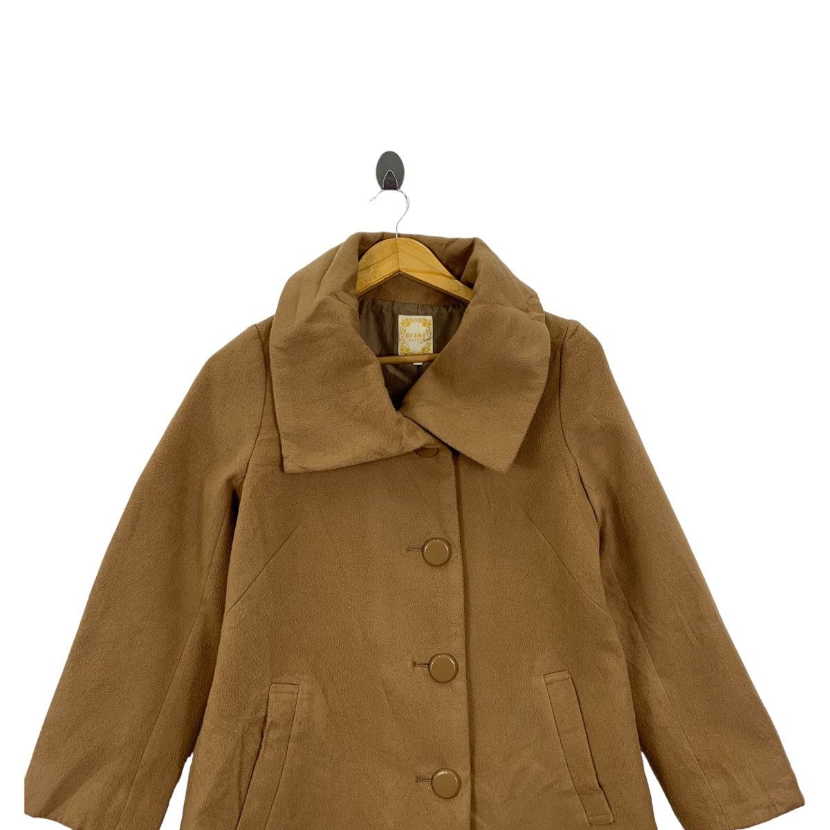 Beams Plus BEAMS Heart Japanese Brand Wool Fully Button Overcoat Jacket Size S / US 4 / IT 40 - 3 Thumbnail