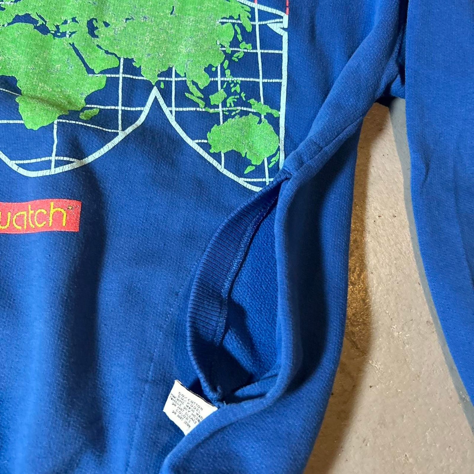 Swatch 80s swatch watch crewneck sweater Size US XL / EU 56 / 4 - 5 Thumbnail