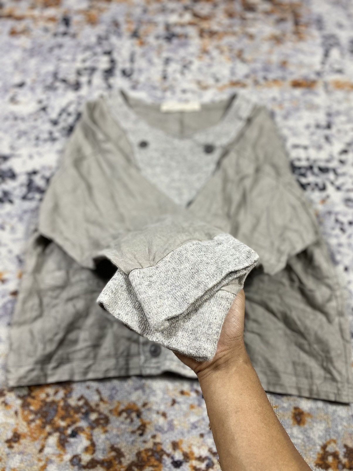 Beauty Beast × If Six Was Nine × Japanese Brand Rare Vintage Vent Blanc Linen japanese double pocket cropped Size US L / EU 52-54 / 3 - 3 Thumbnail