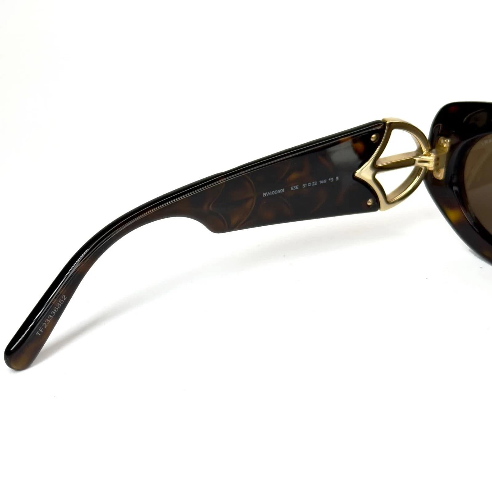 Bvlgari BVLGARI 40049 CALLA BV40049I Brown Oval Sunglasses 53E Size ONE SIZE - 2 Thumbnail