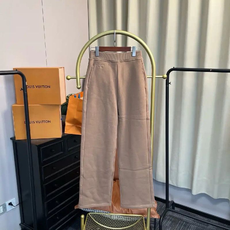 Max Mara MaxMara Brown Cotton Casual Trousers 0089 Size 36" / US 14 / IT 50 - 1 Thumbnail