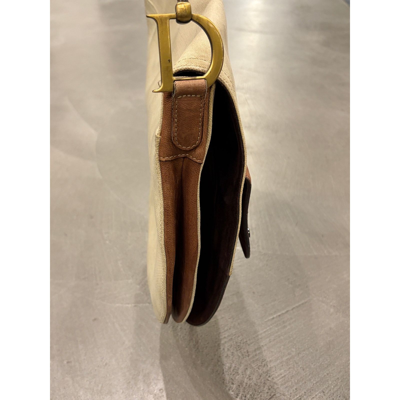 Dior 2002 Christian Dior by John Galliano canvas Saddle bag Size ONE SIZE - 9 Thumbnail