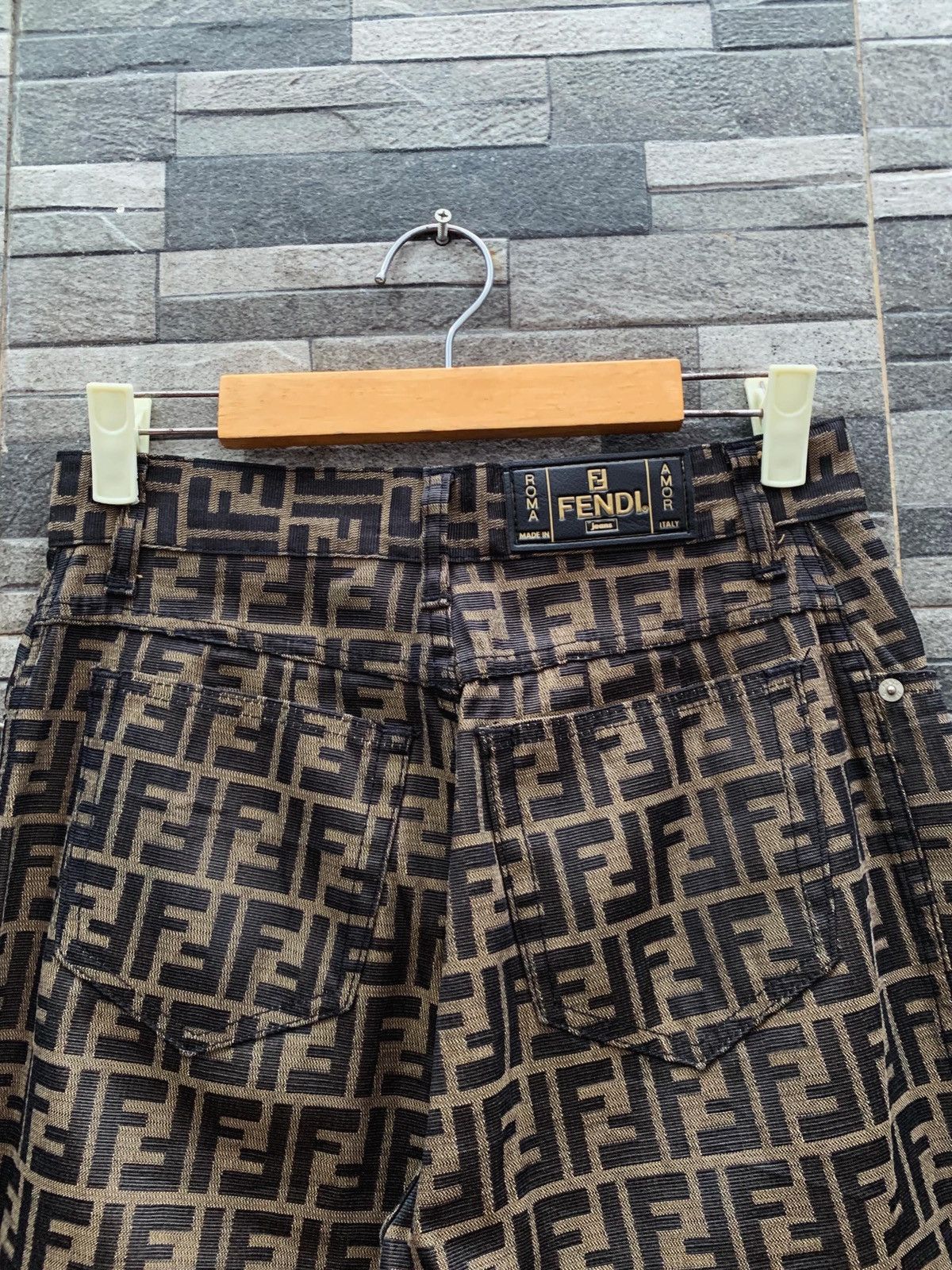 Fendi Vintage Fendi Monogram Pants Size US 29 - 4 Thumbnail