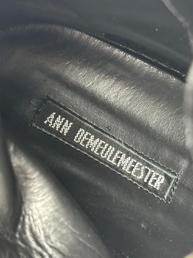 Ann Demeulemeester Ann Demeulemeester Black Velvet High-Top Sneakers Size US 7 / EU 40 - 16 Thumbnail