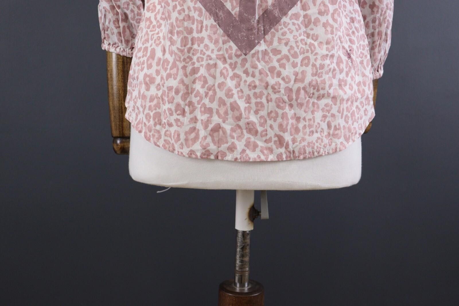 Designer Emily Van Den Bergh Pink Animal Blouse Shirt Size 36 / S Size S / US 4 / IT 40 - 3 Thumbnail