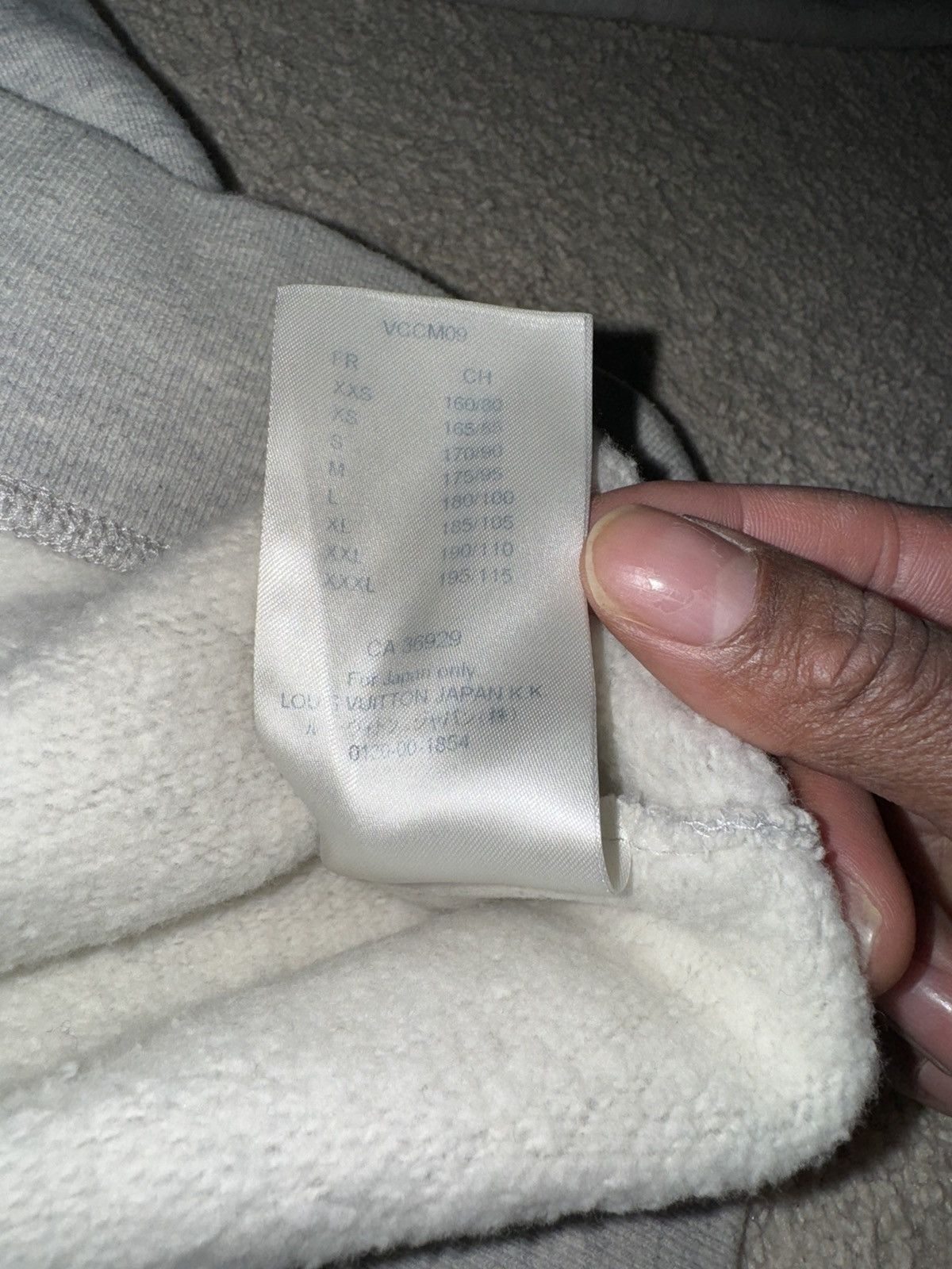 Louis Vuitton upside down logo crewneck