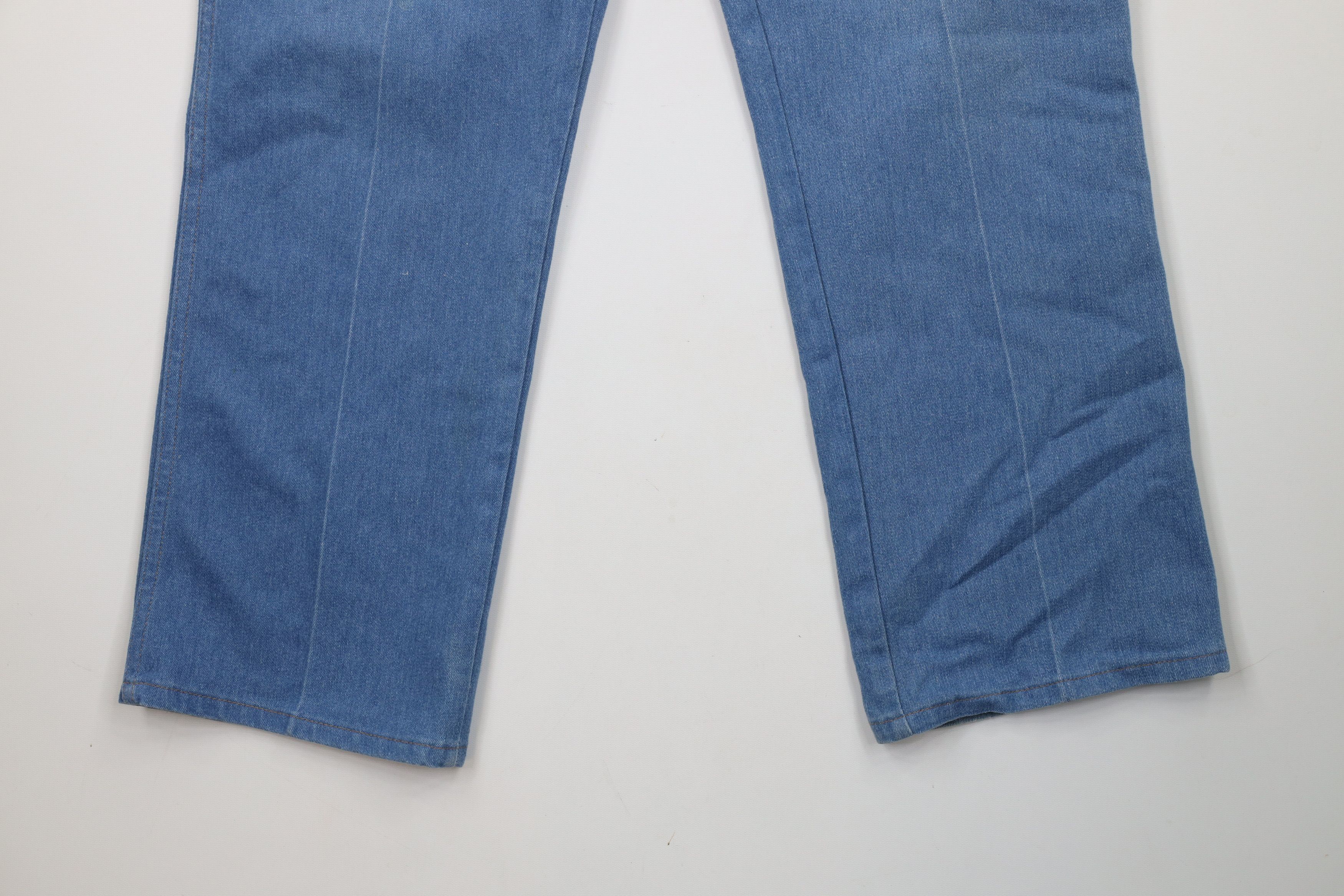 Vintage × Wrangler Vintage 90s Wrangler Flared Wide Leg Cowboy Denim Jeans Size US 38 / EU 54 - 4 Thumbnail