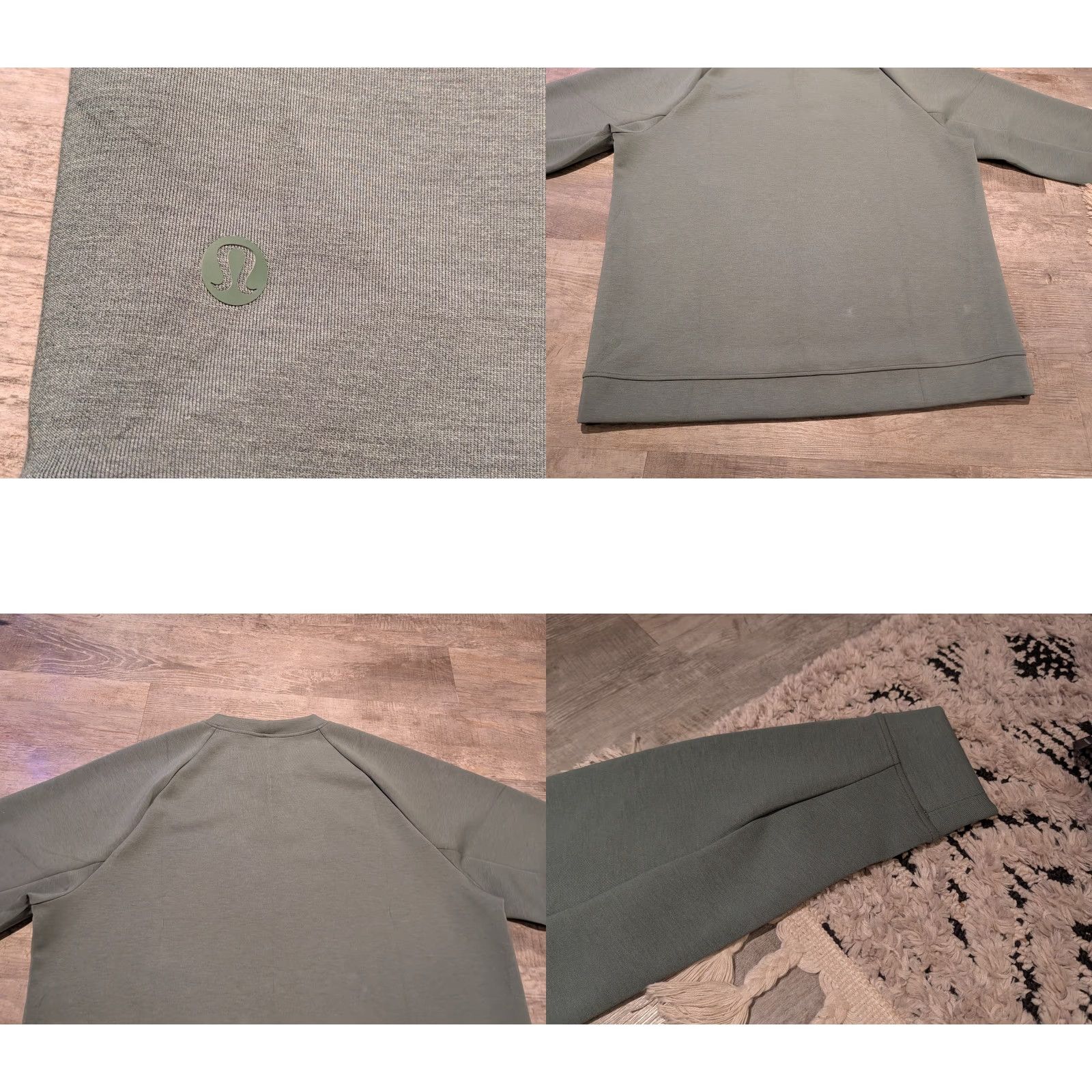 Lululemon Lululemon Men's Engineered Warmth Long Sleeve Crew XL Green Shirt Size US XL / EU 56 / 4 - 9 Thumbnail