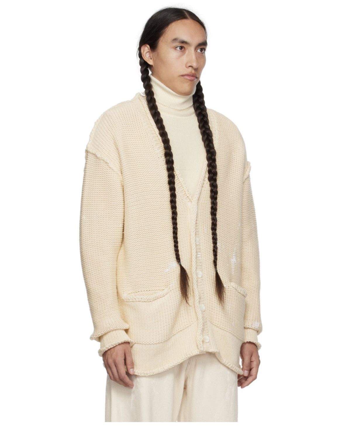 R13 R13 Cardigan ~ Off White Size US XL / EU 56 / 4 - 9 Thumbnail