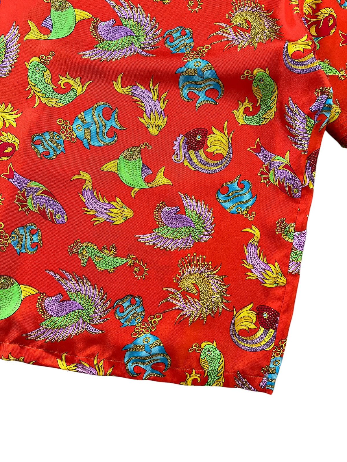 Versace × Vintage Vintage Gianni Versace Versatile Couture Silk Tops Size L / US 10 / IT 46 - 9 Thumbnail