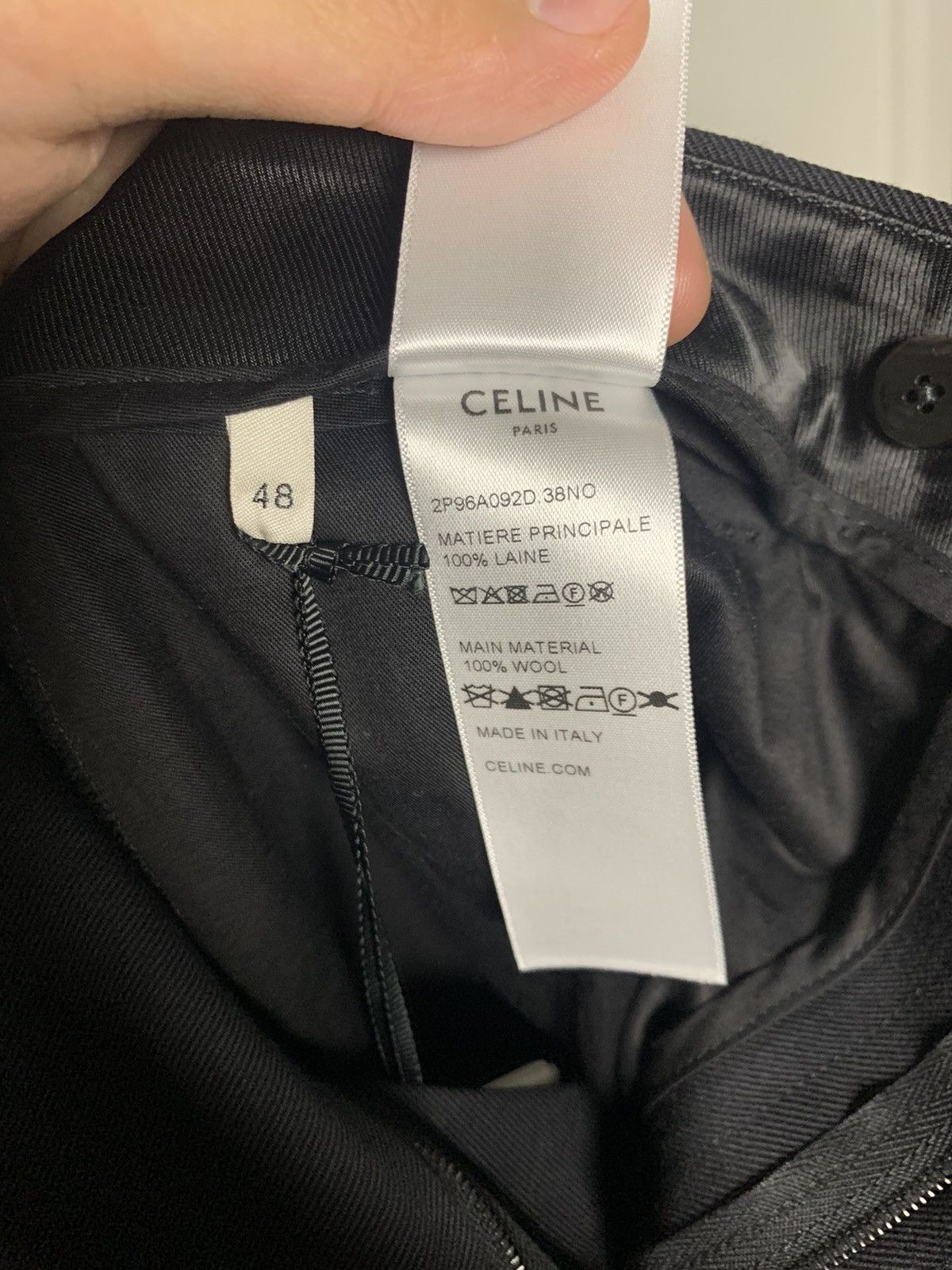 Celine Celine 2024FW Diagonal Wool Mod pants Size US 30 / EU 46 - 6 Thumbnail