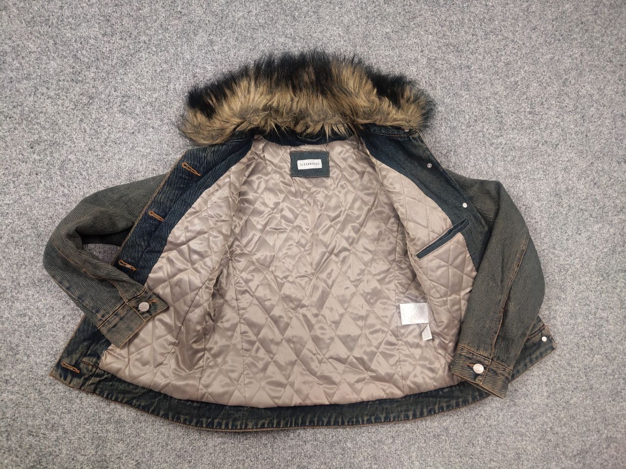 Hysteric Glamour Vintage Y2K Clockhouse denim Fur Jacket if six was nine LGB Size M / US 6-8 / IT 42-44 - 10 Thumbnail