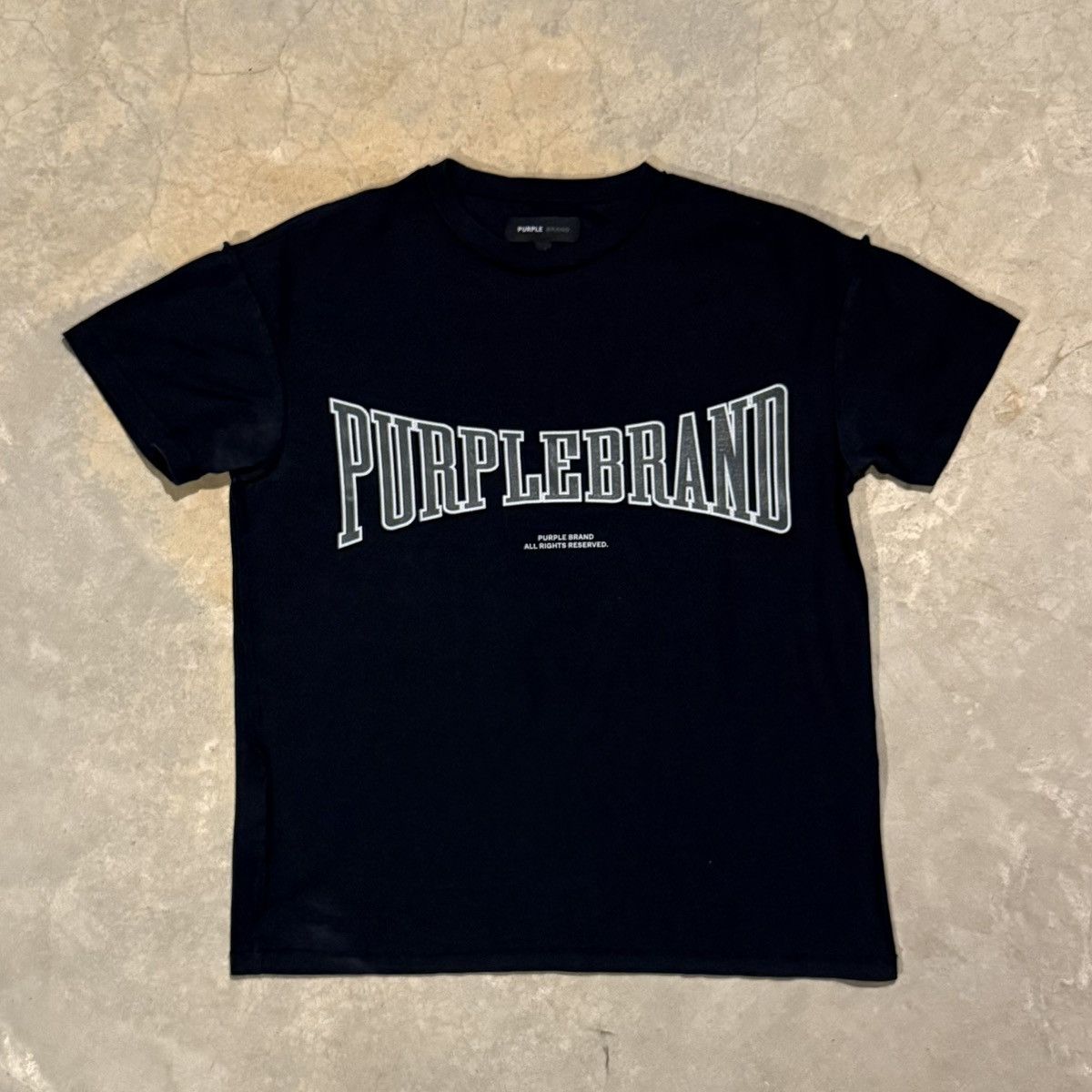 Purple Brand Purple Brand Textured Inside Out Graphic Tee Size US XS / EU 42 / 0 - 1 Thumbnail