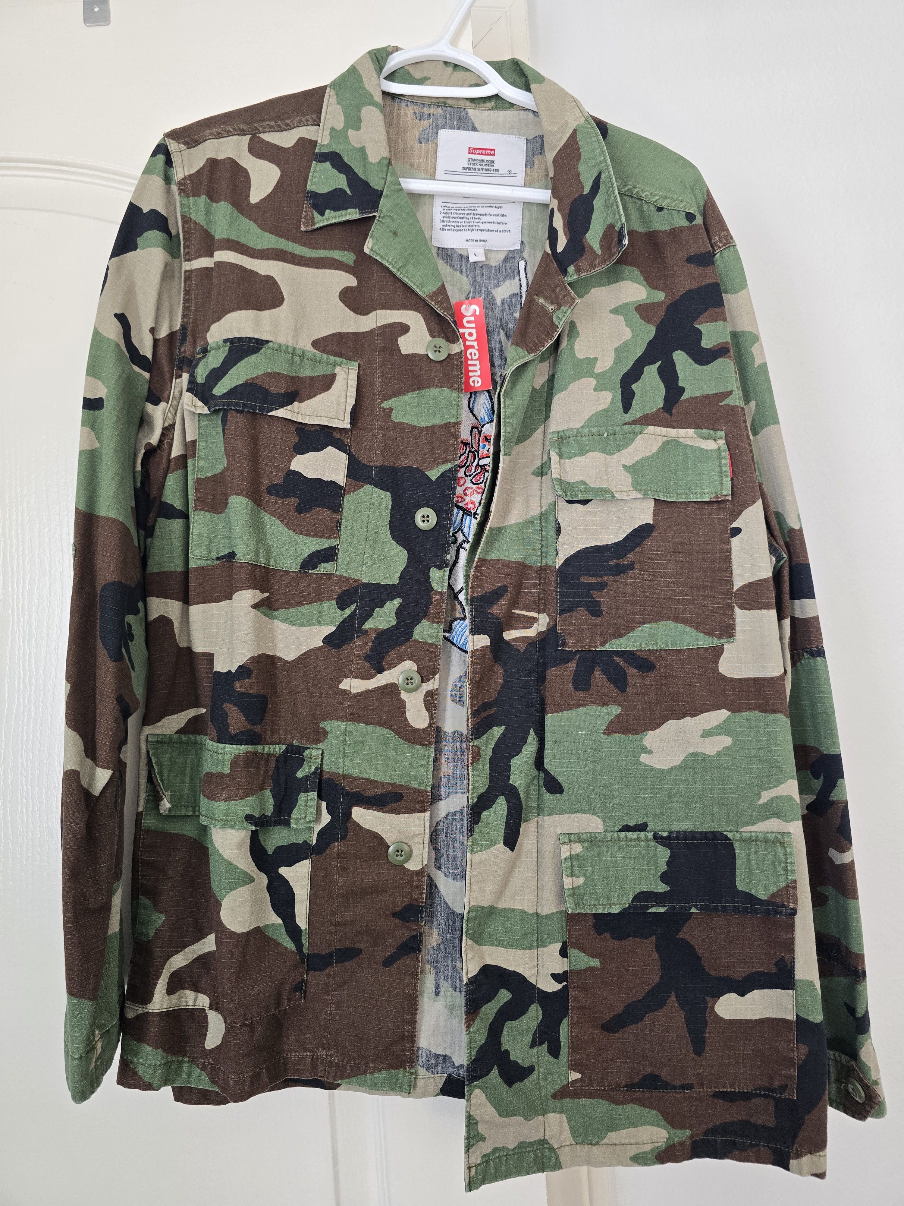 Supreme Supreme Gonz butterfly bdu shirt large new camo Size US L / EU 52-54 / 3 - 1 Thumbnail