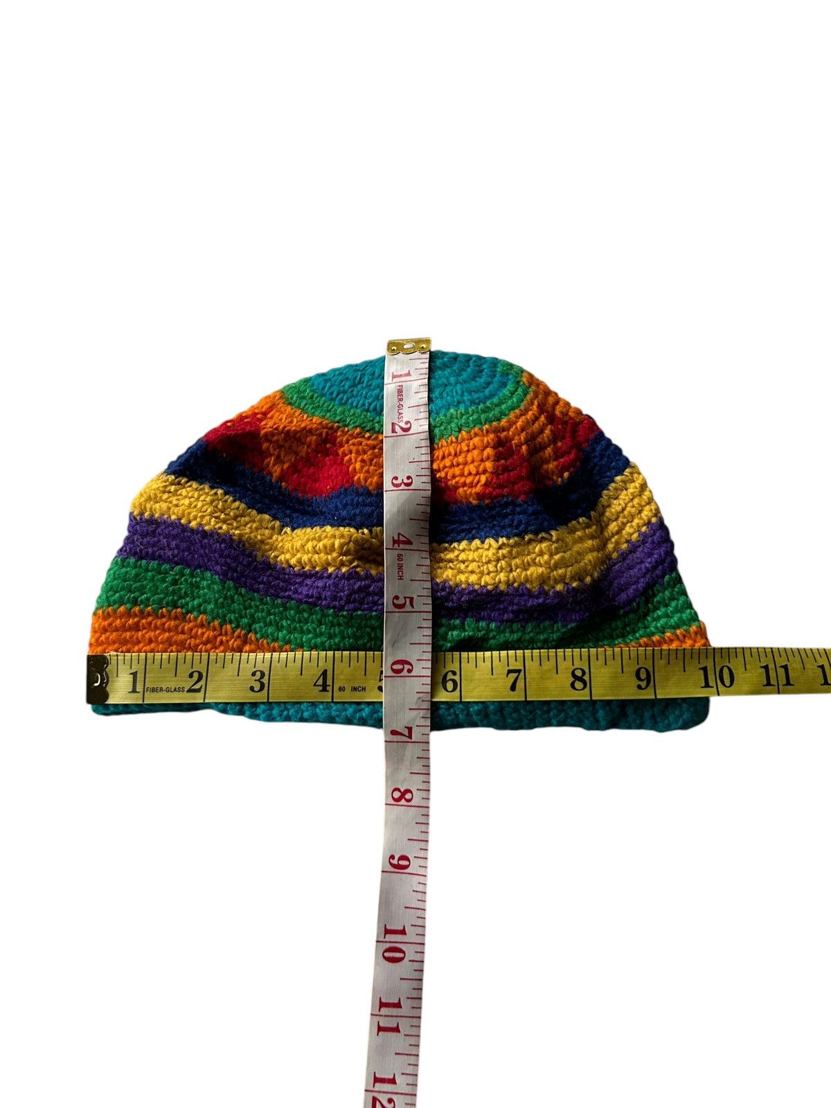 Japanese Brand × Kapital × Vintage Crochet Knitted Handmade Beanie Hats Size ONE SIZE - 6 Thumbnail