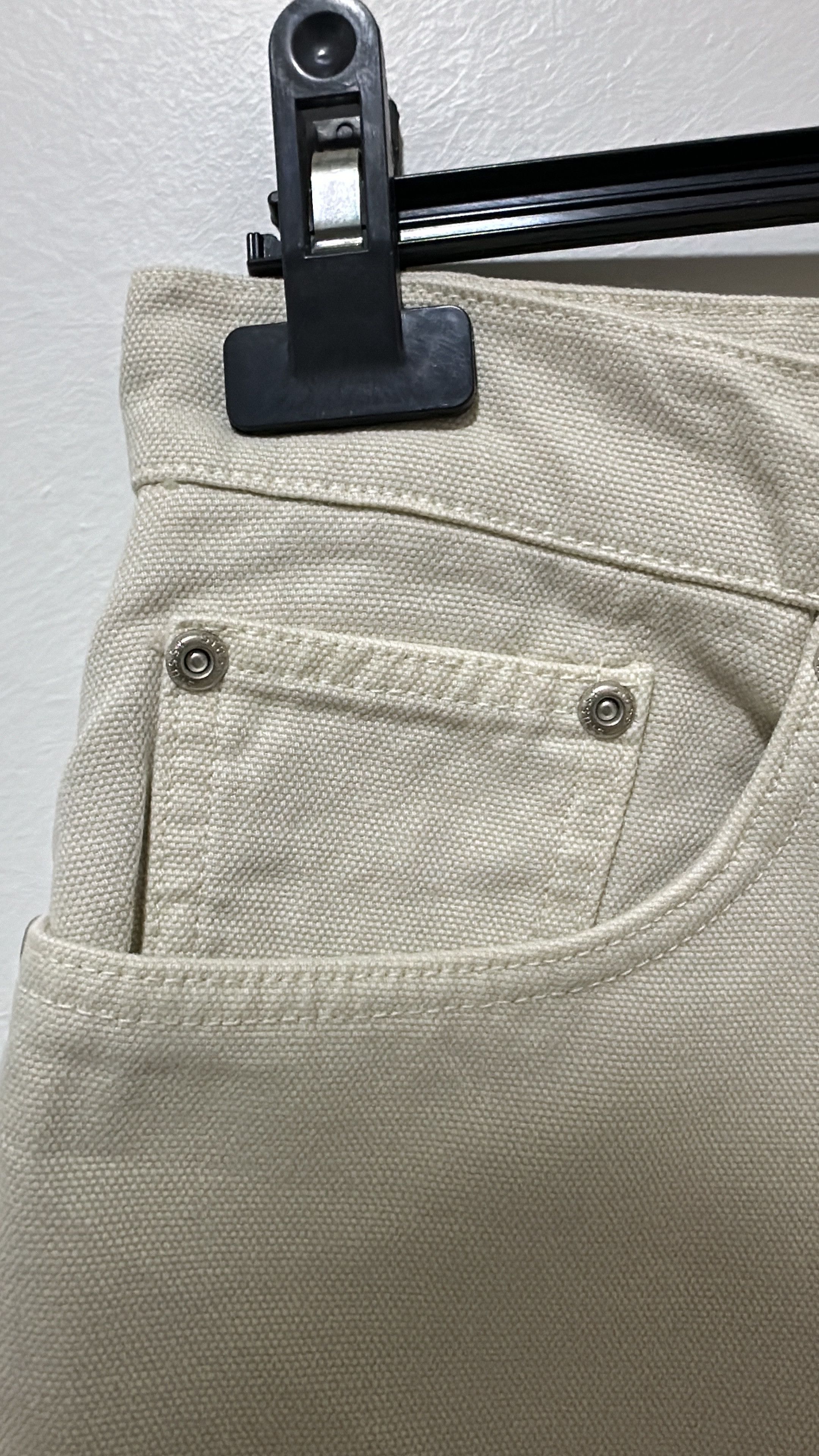 Stussy × Vintage Stüssy Big Ol Jean White Size 32 Size US 32 / EU 48 - 3 Thumbnail